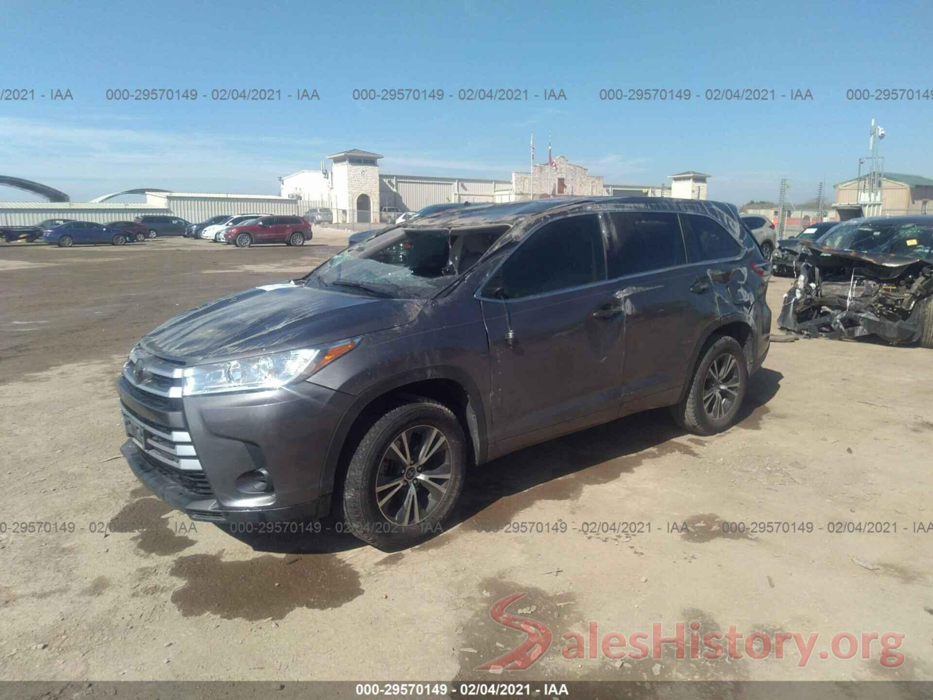 5TDZZRFH3HS234608 2017 TOYOTA HIGHLANDER