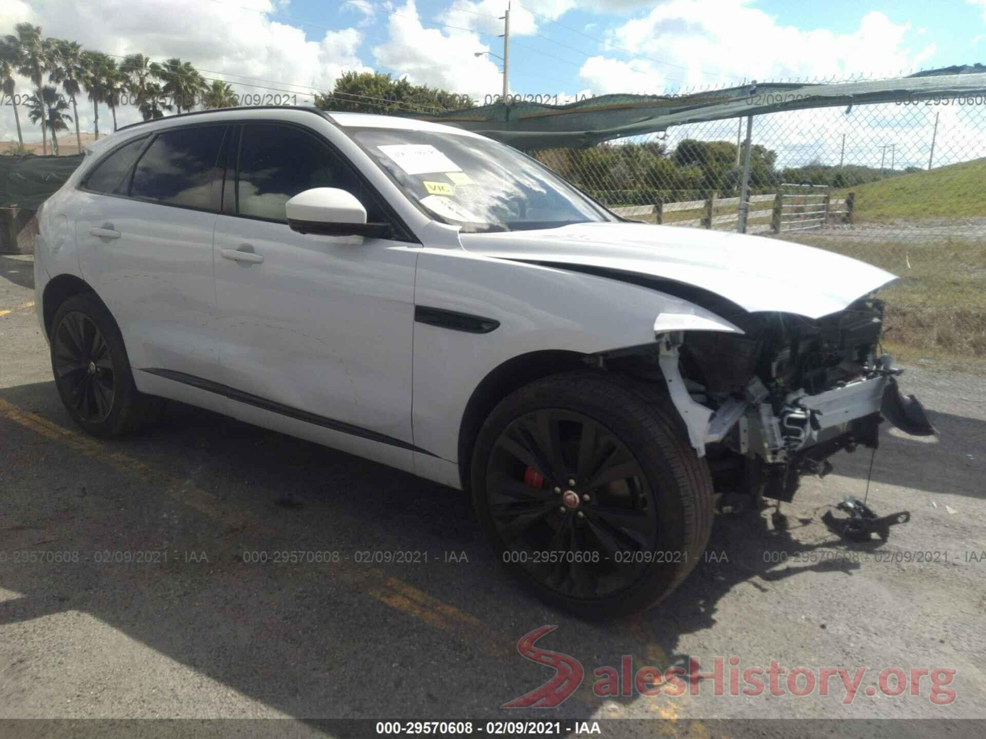 SADCM2FV0KA395590 2019 JAGUAR F-PACE