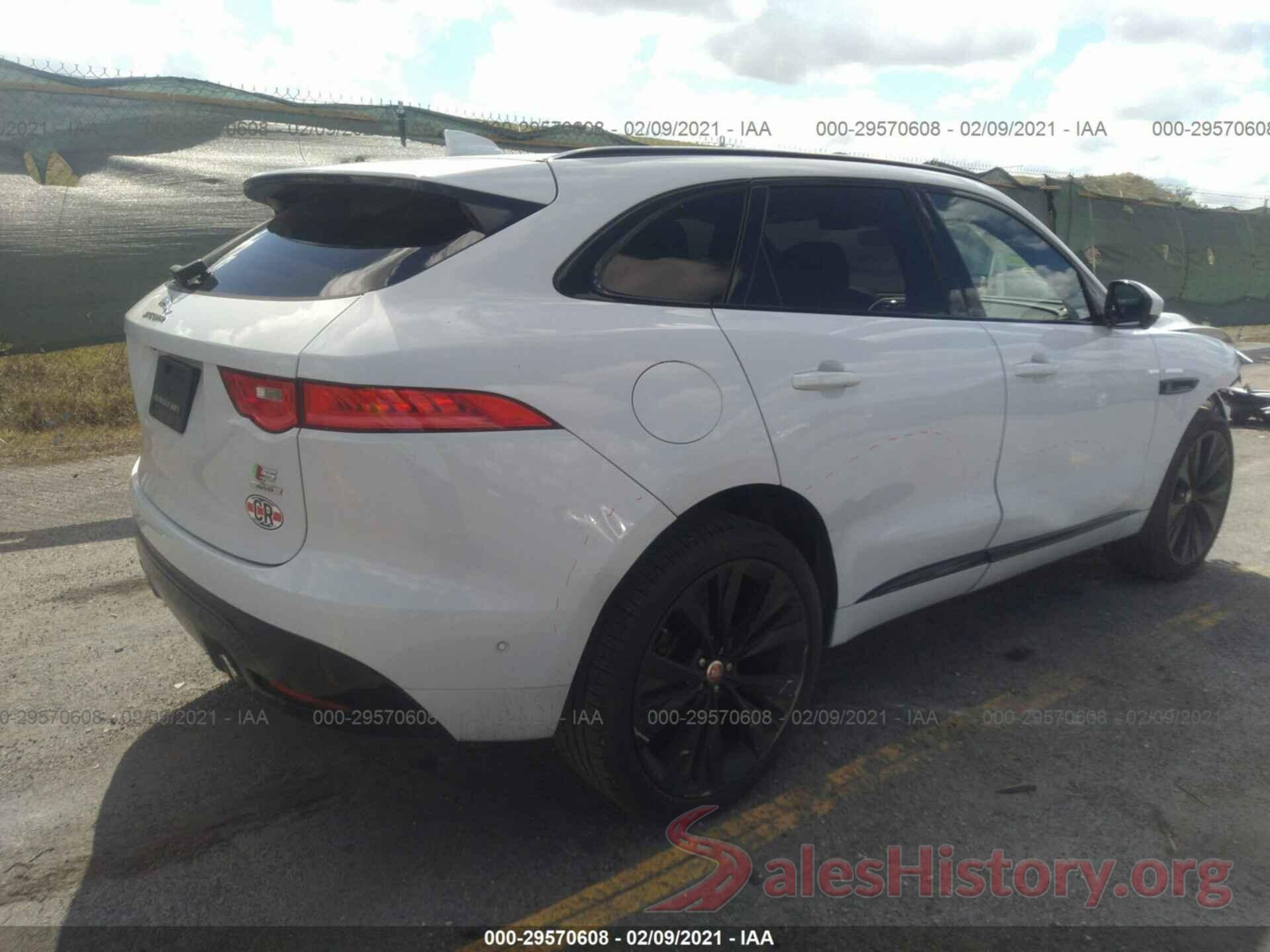 SADCM2FV0KA395590 2019 JAGUAR F-PACE