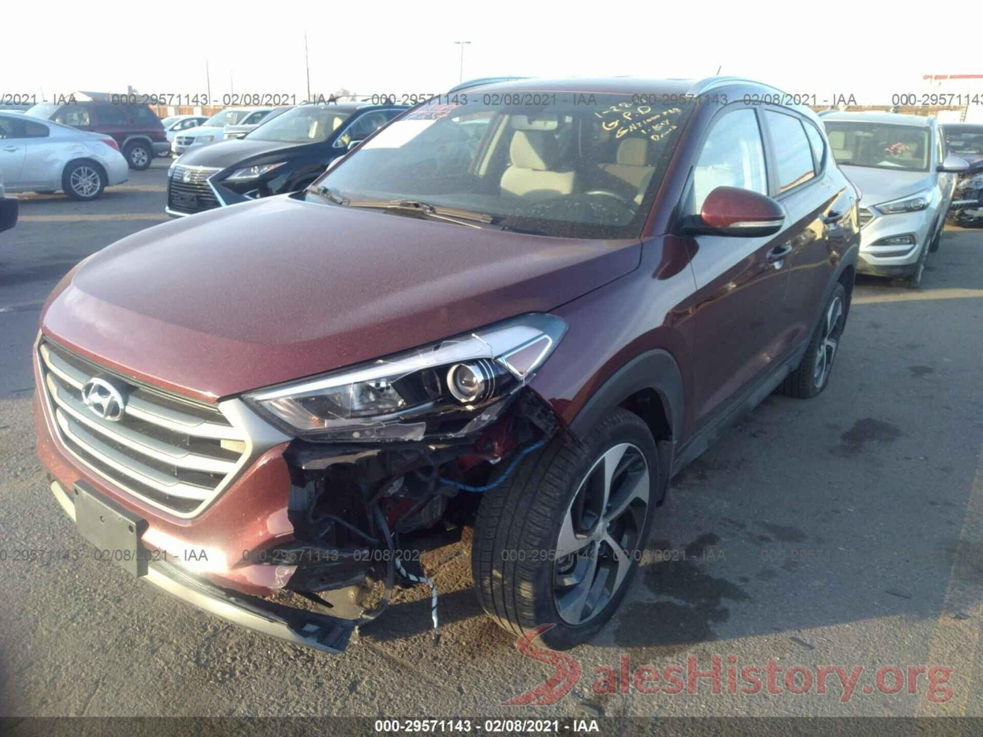 KM8J3CA26GU242013 2016 HYUNDAI TUCSON