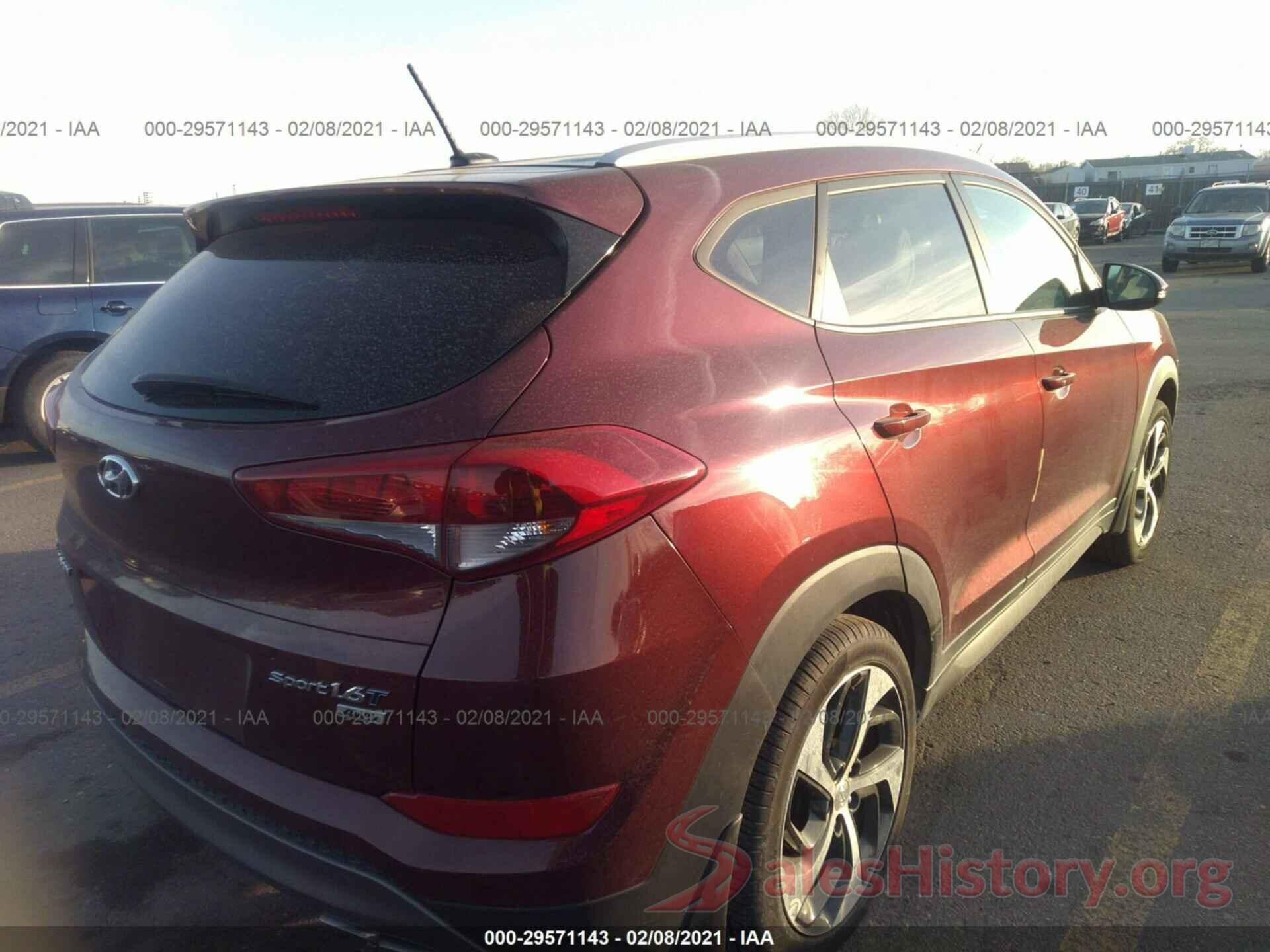 KM8J3CA26GU242013 2016 HYUNDAI TUCSON