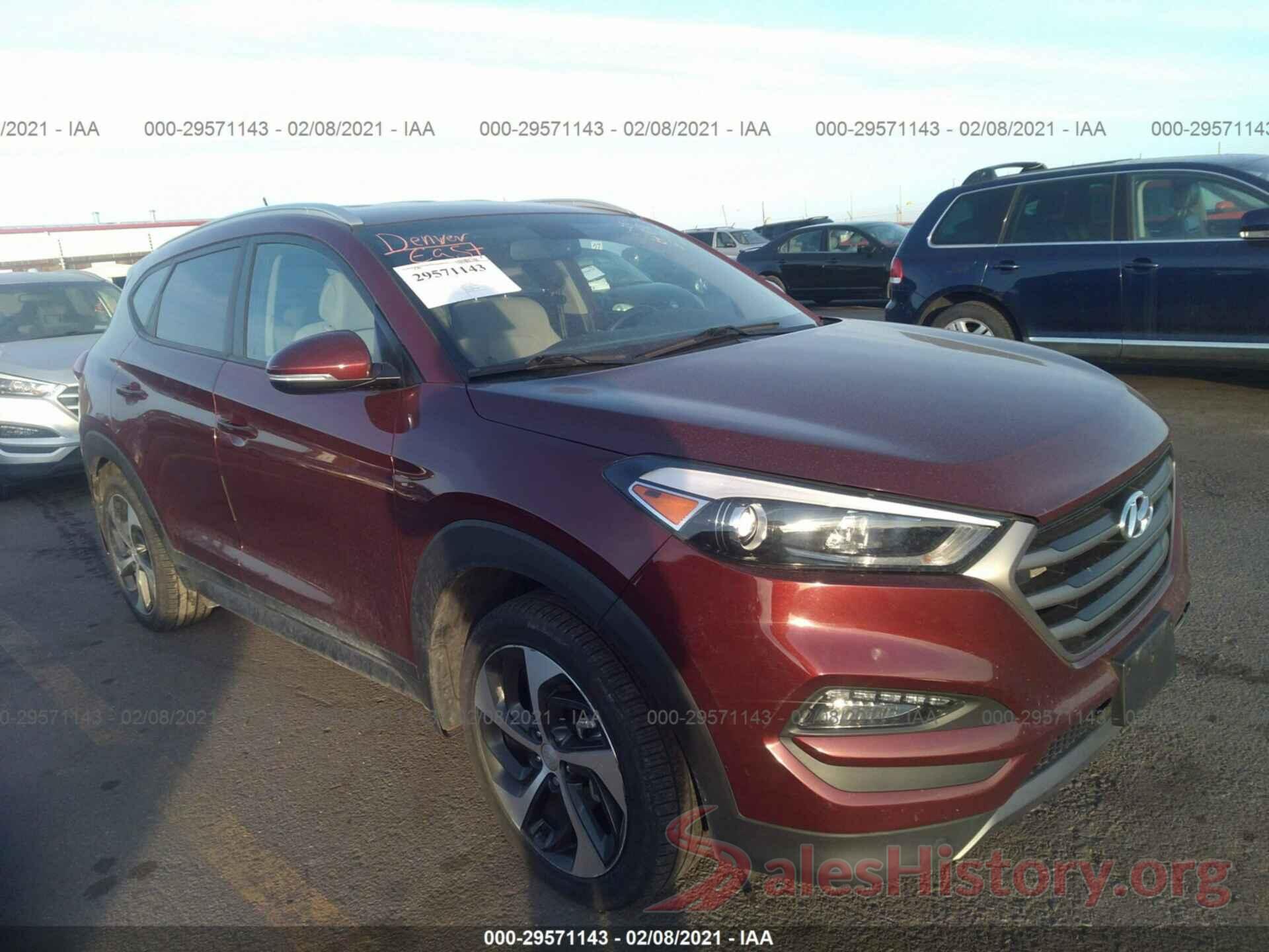 KM8J3CA26GU242013 2016 HYUNDAI TUCSON