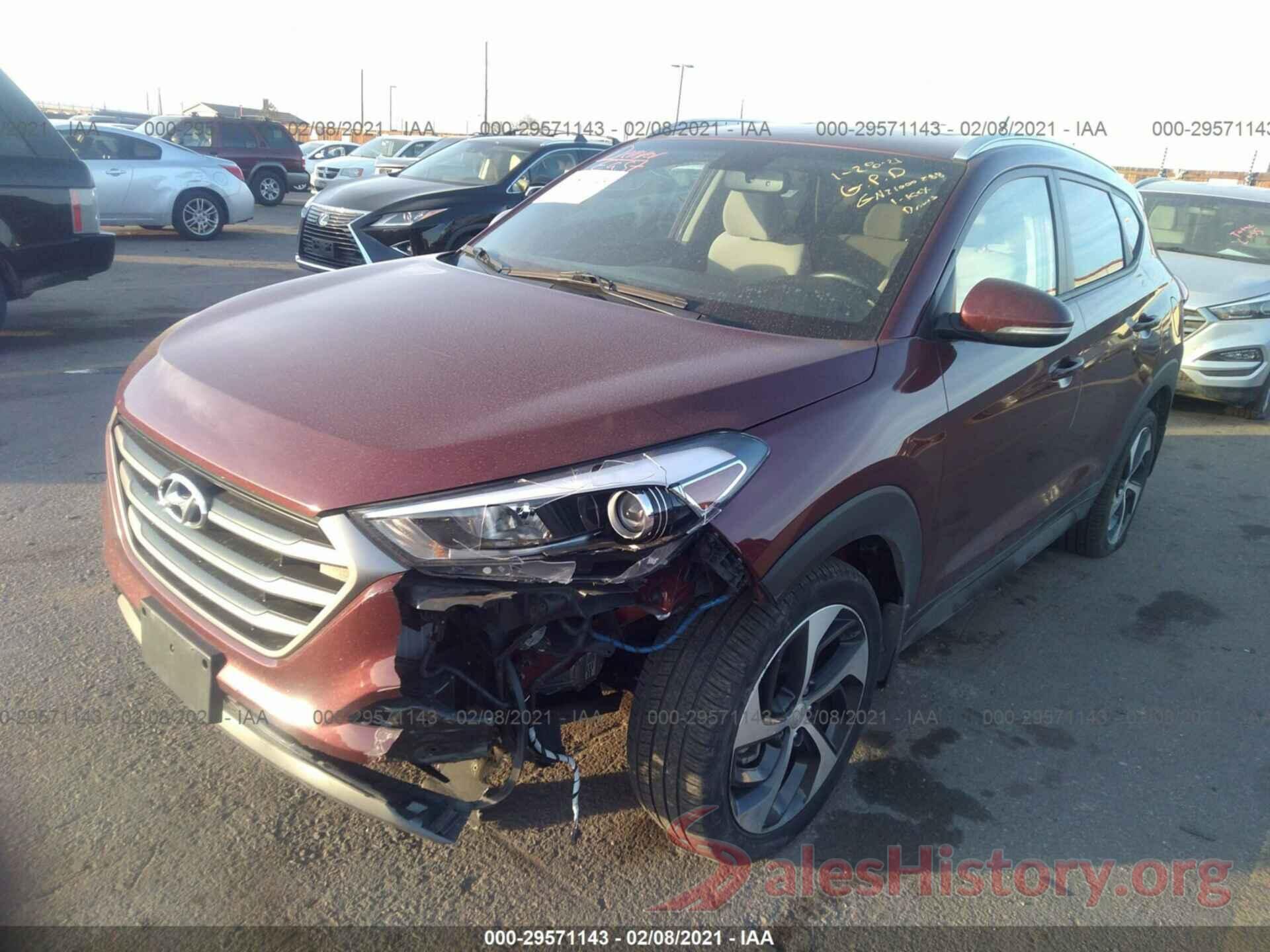 KM8J3CA26GU242013 2016 HYUNDAI TUCSON