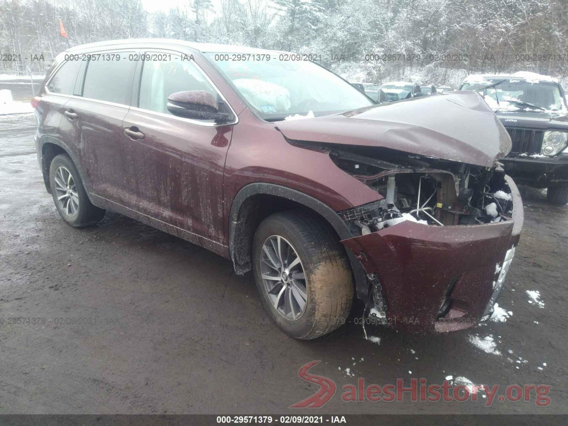 5TDJZRFH3HS397238 2017 TOYOTA HIGHLANDER