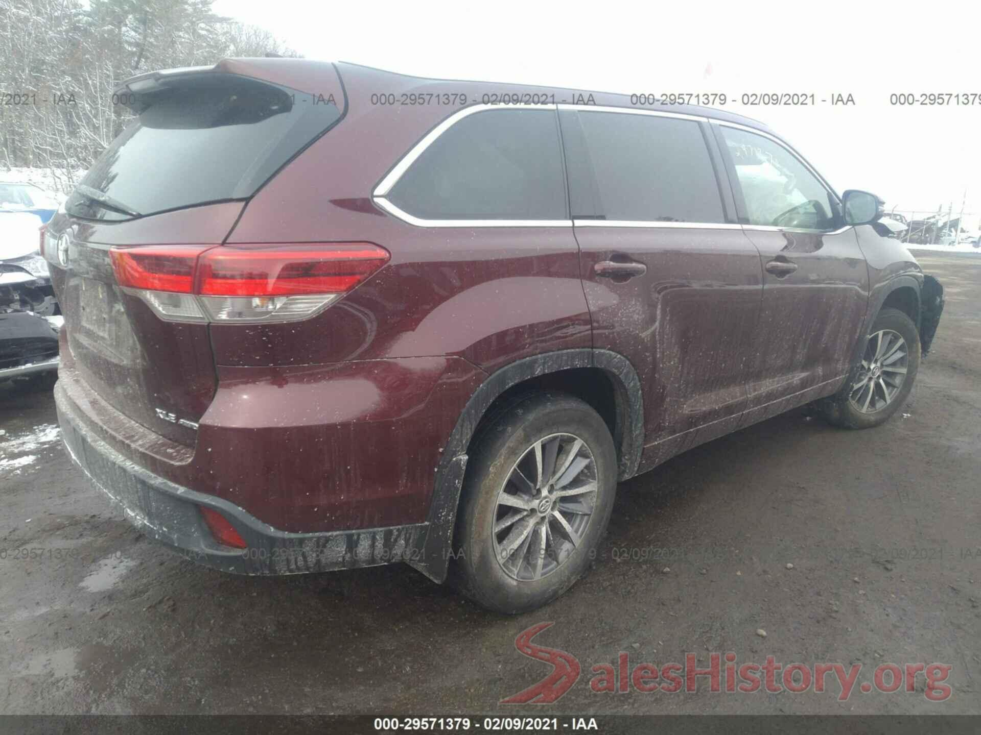 5TDJZRFH3HS397238 2017 TOYOTA HIGHLANDER