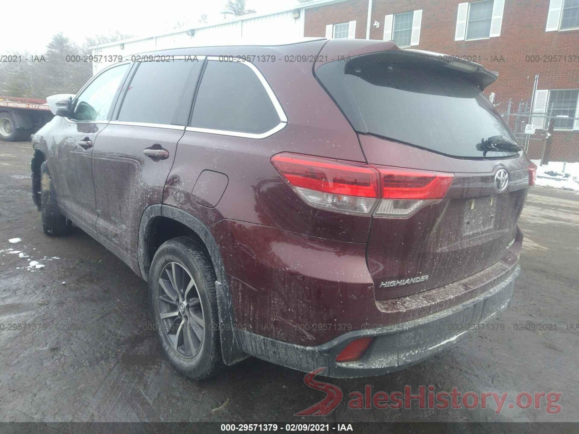 5TDJZRFH3HS397238 2017 TOYOTA HIGHLANDER