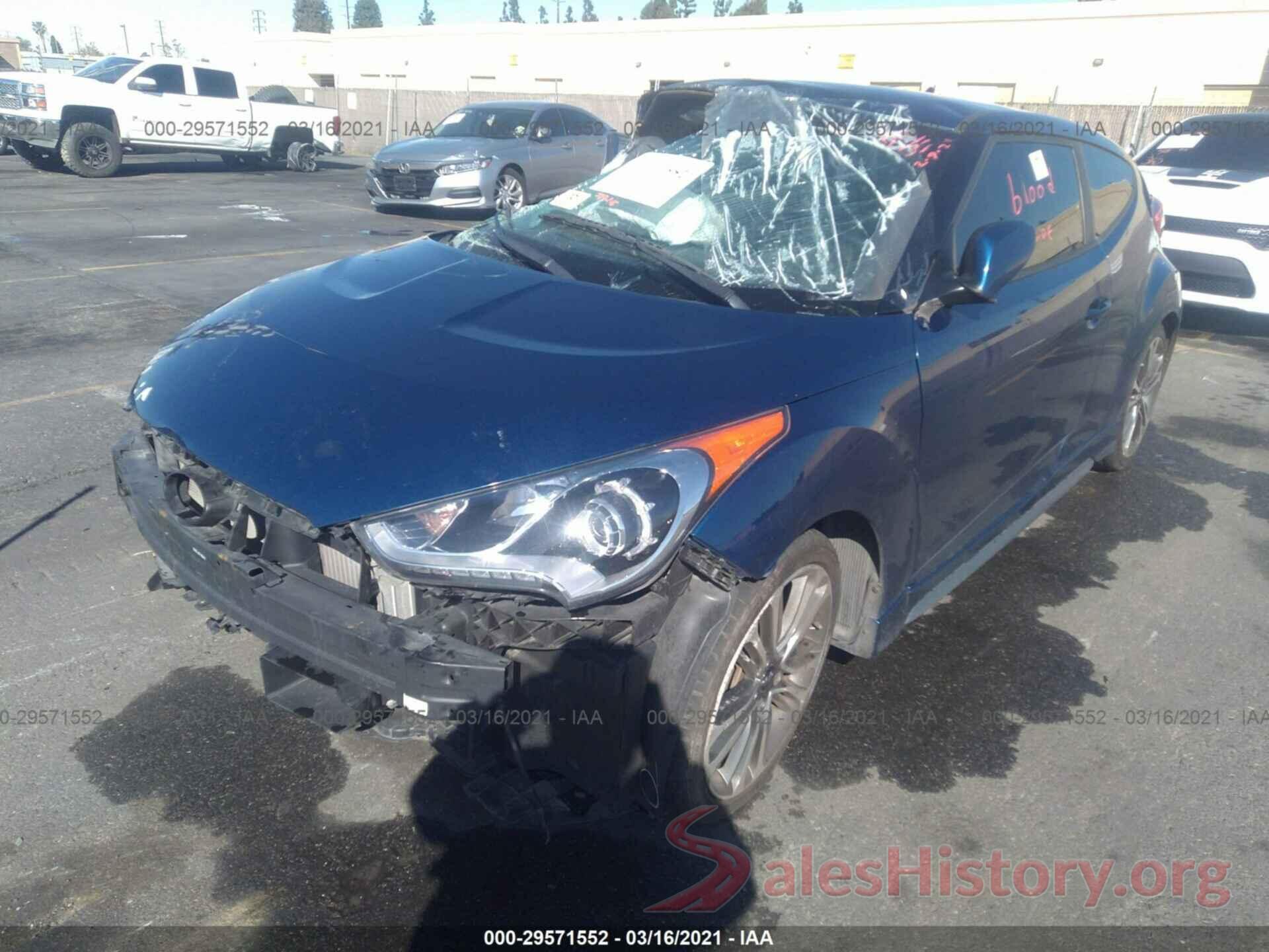 KMHTC6AE0GU292829 2016 HYUNDAI VELOSTER