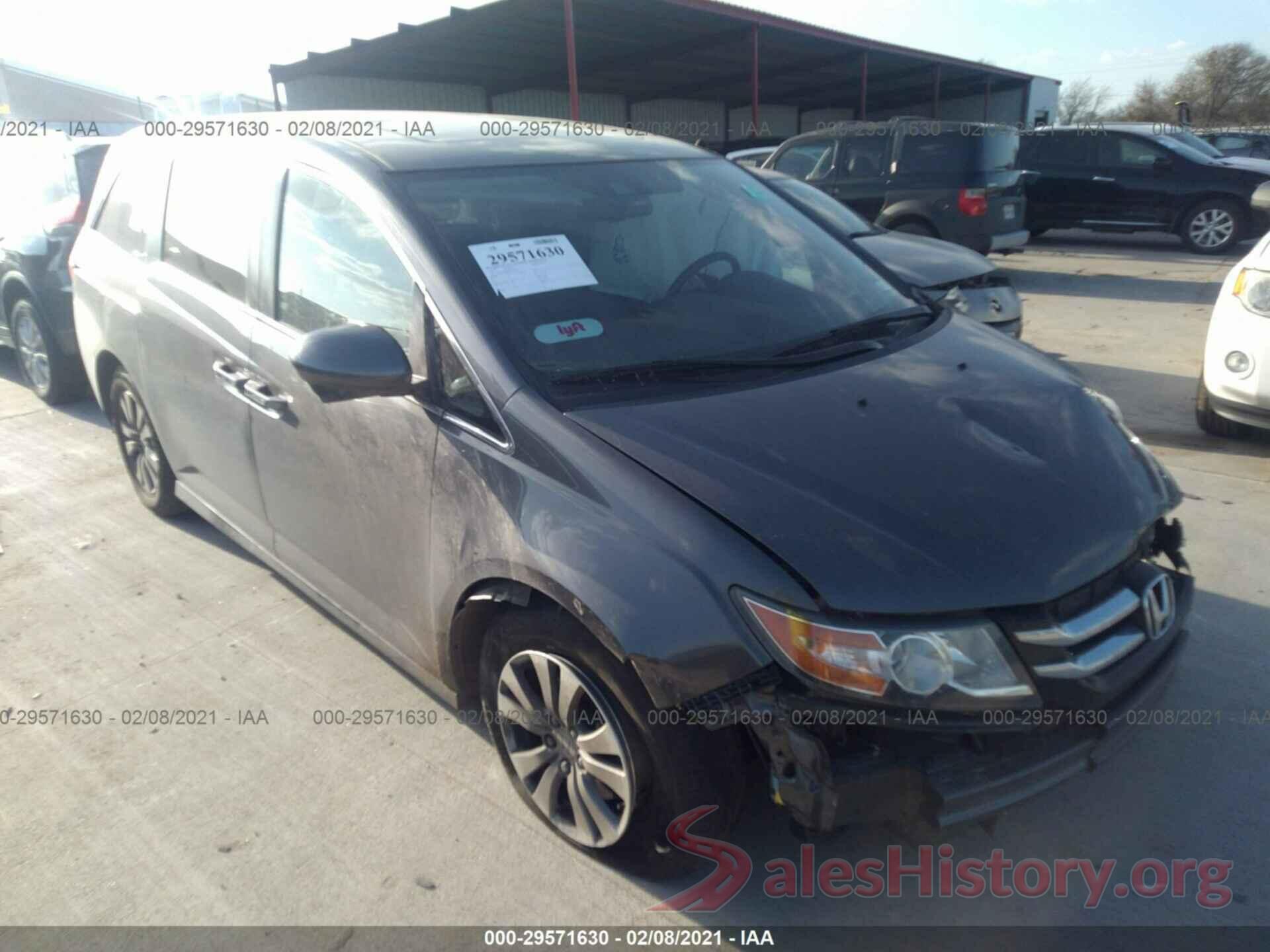 5FNRL5H68HB014214 2017 HONDA ODYSSEY