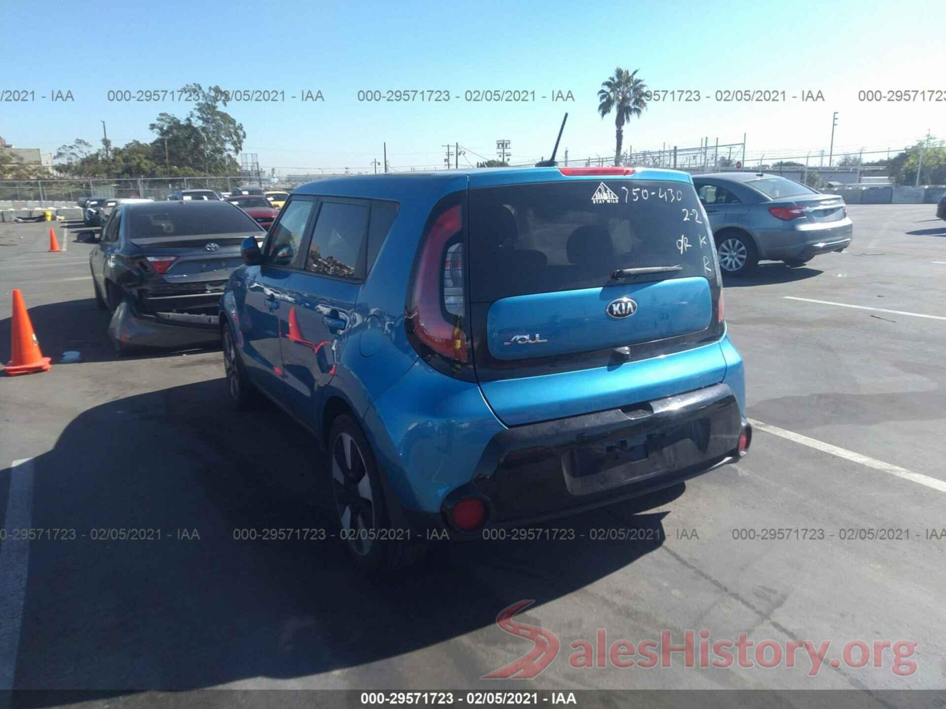 KNDJP3A55G7298669 2016 KIA SOUL