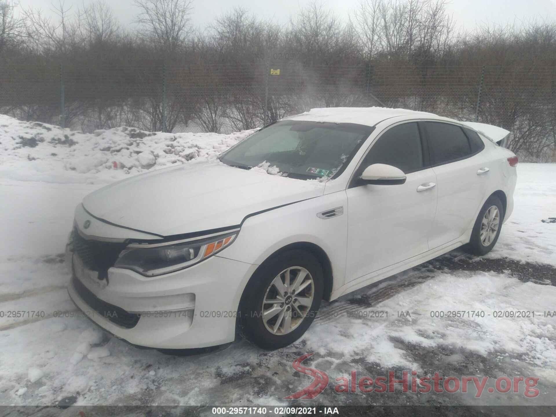 5XXGT4L31GG036517 2016 KIA OPTIMA