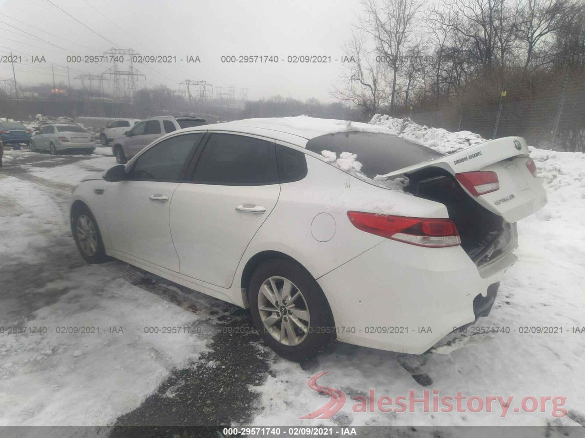 5XXGT4L31GG036517 2016 KIA OPTIMA