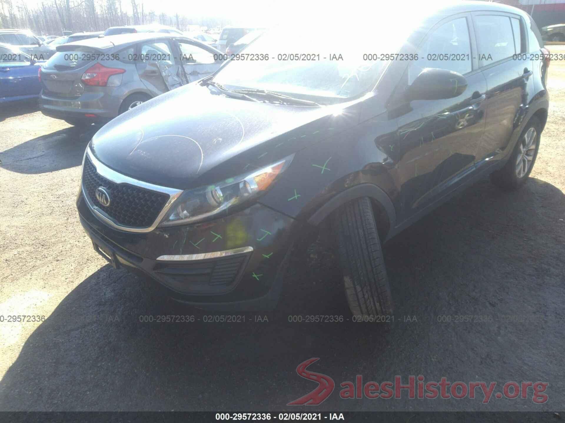 KNDPB3AC5G7834477 2016 KIA SPORTAGE