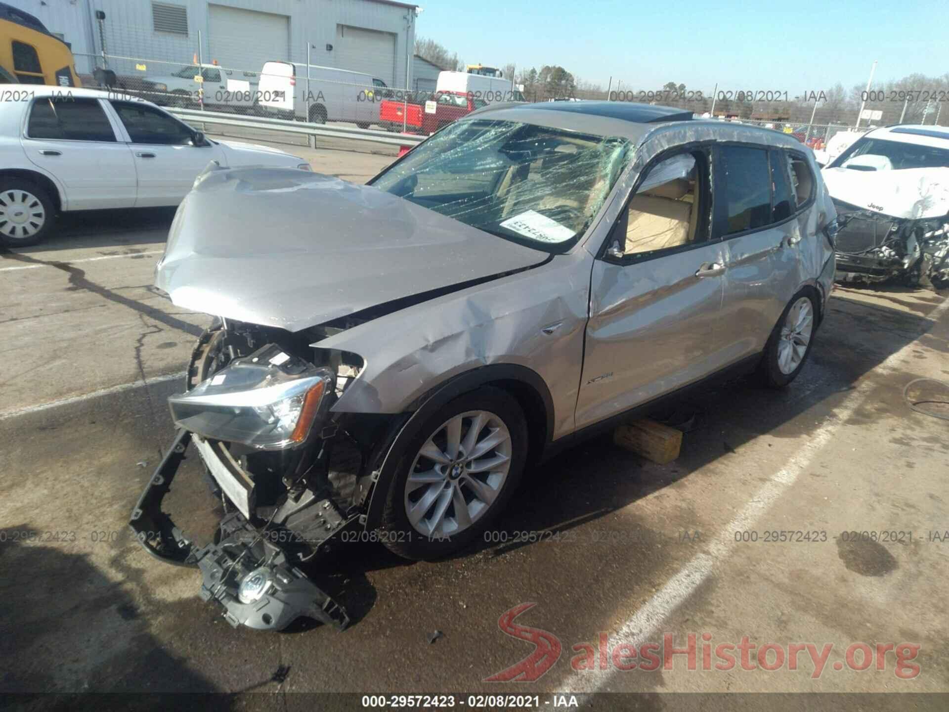 5UXWX9C54H0D97890 2017 BMW X3