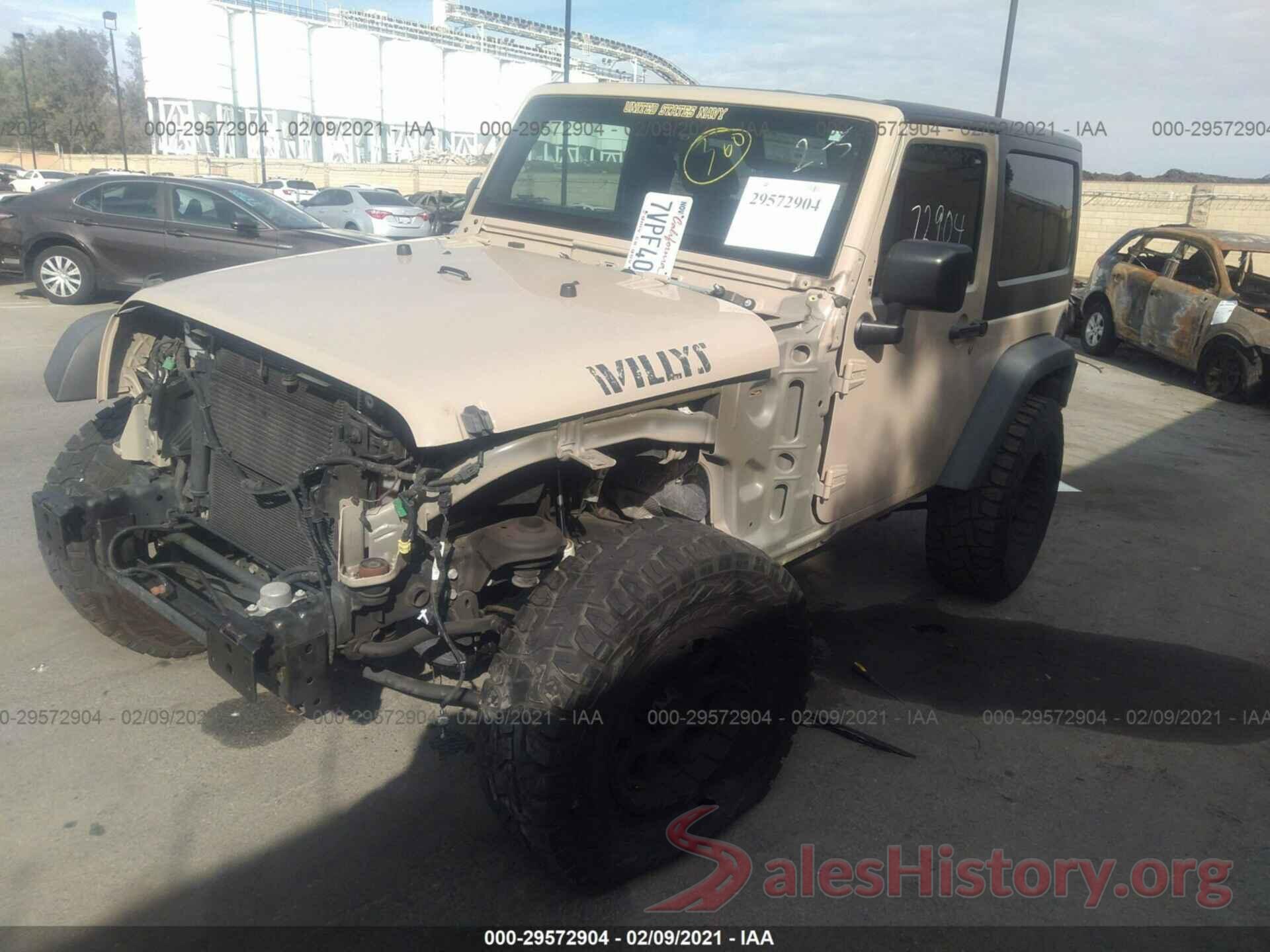 1C4AJWAG7GL250022 2016 JEEP WRANGLER