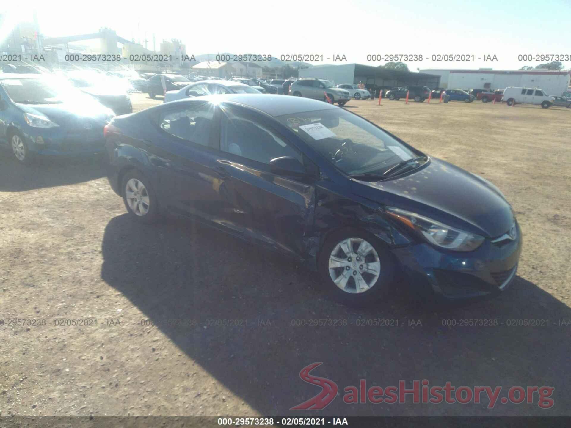 5NPDH4AE4GH697374 2016 HYUNDAI ELANTRA