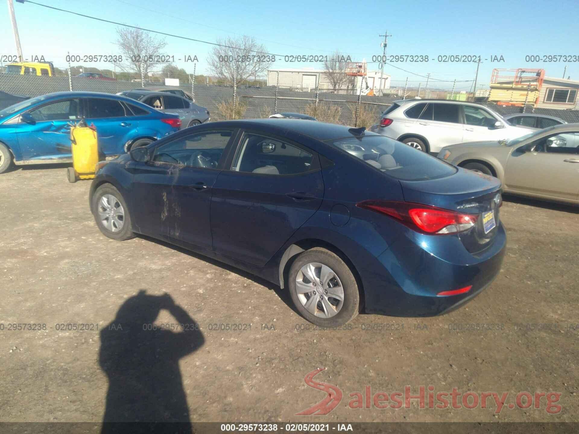 5NPDH4AE4GH697374 2016 HYUNDAI ELANTRA