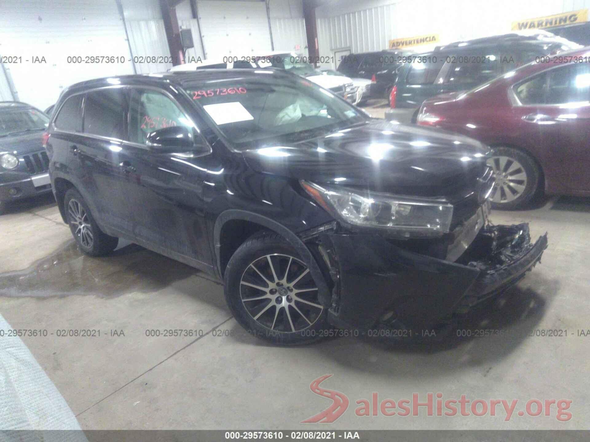 5TDJZRFHXHS379948 2017 TOYOTA HIGHLANDER