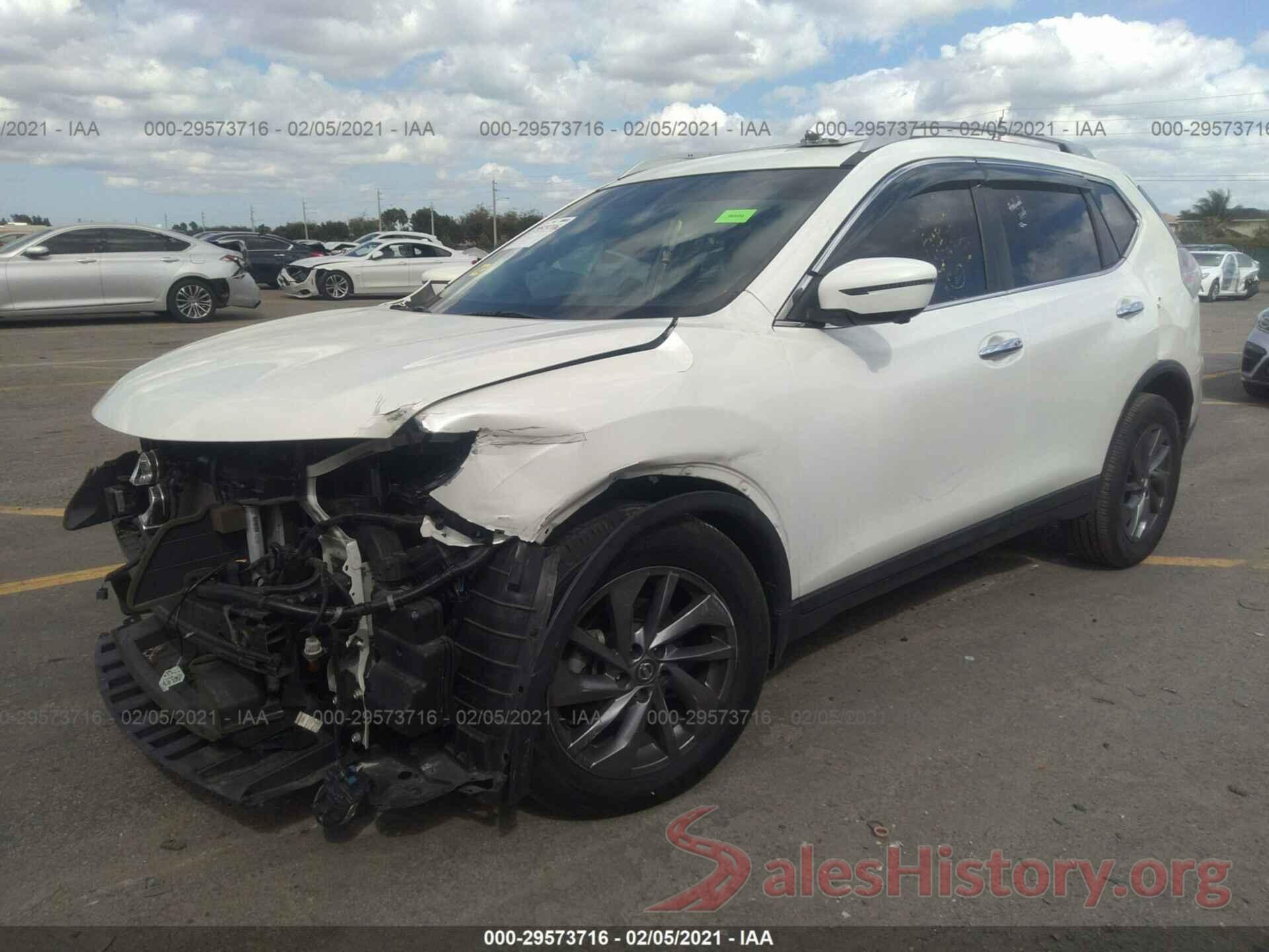 5N1AT2MT1GC873353 2016 NISSAN ROGUE