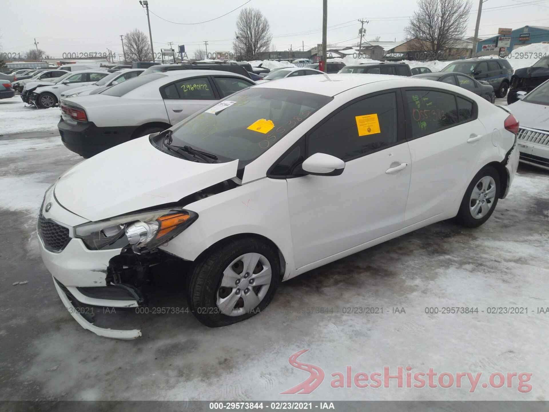 KNAFK4A65G5459968 2016 KIA FORTE