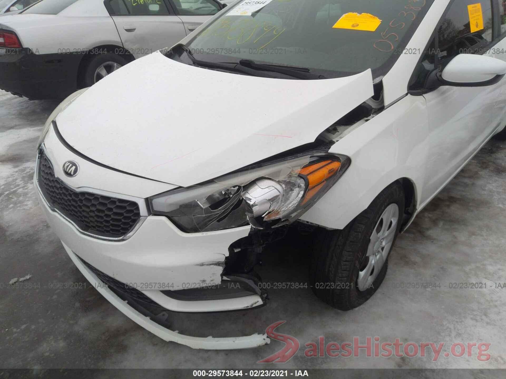 KNAFK4A65G5459968 2016 KIA FORTE