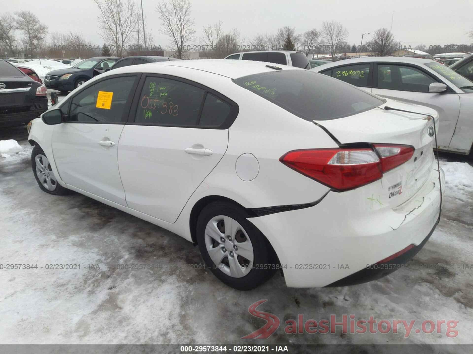 KNAFK4A65G5459968 2016 KIA FORTE