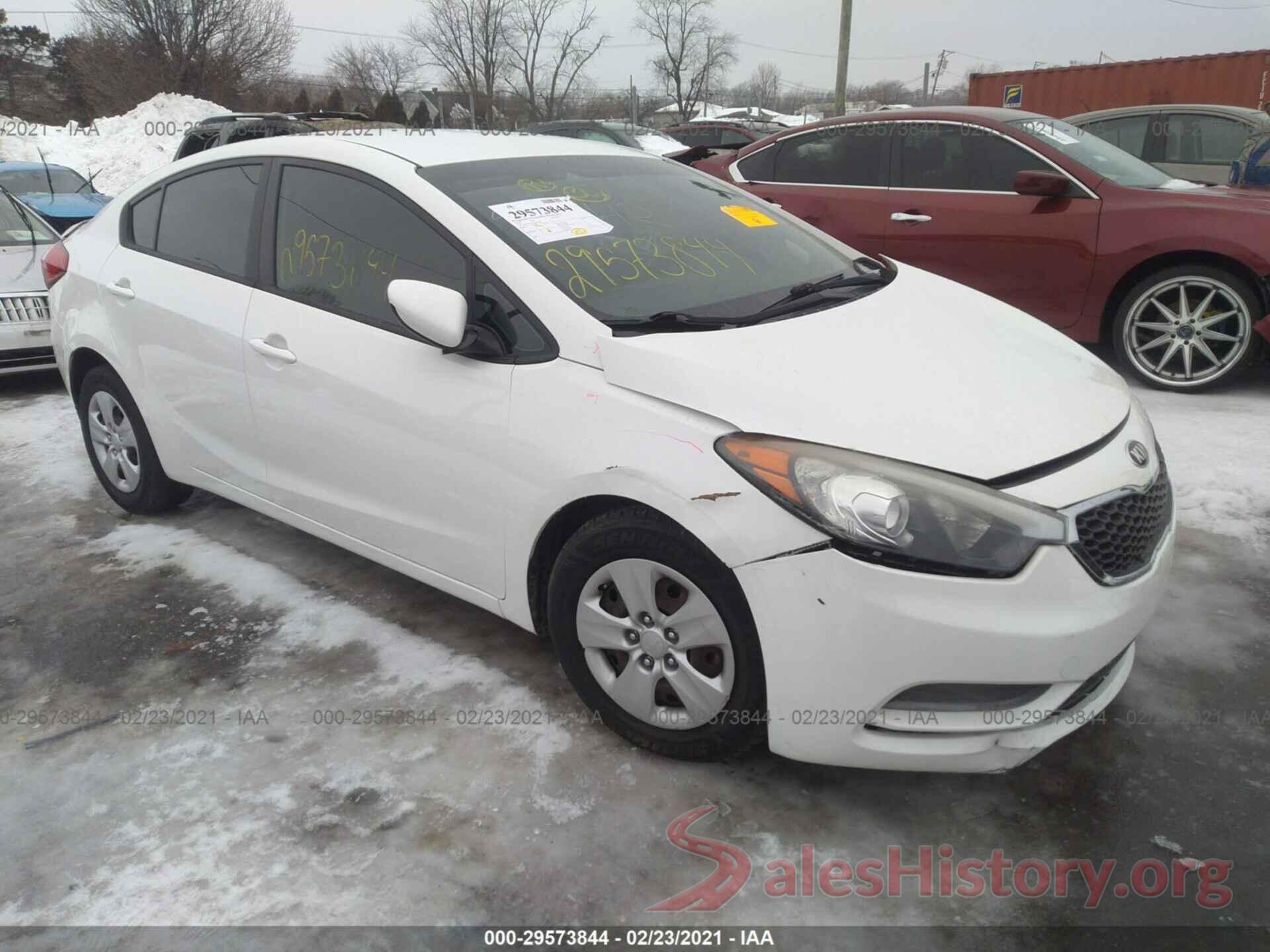 KNAFK4A65G5459968 2016 KIA FORTE