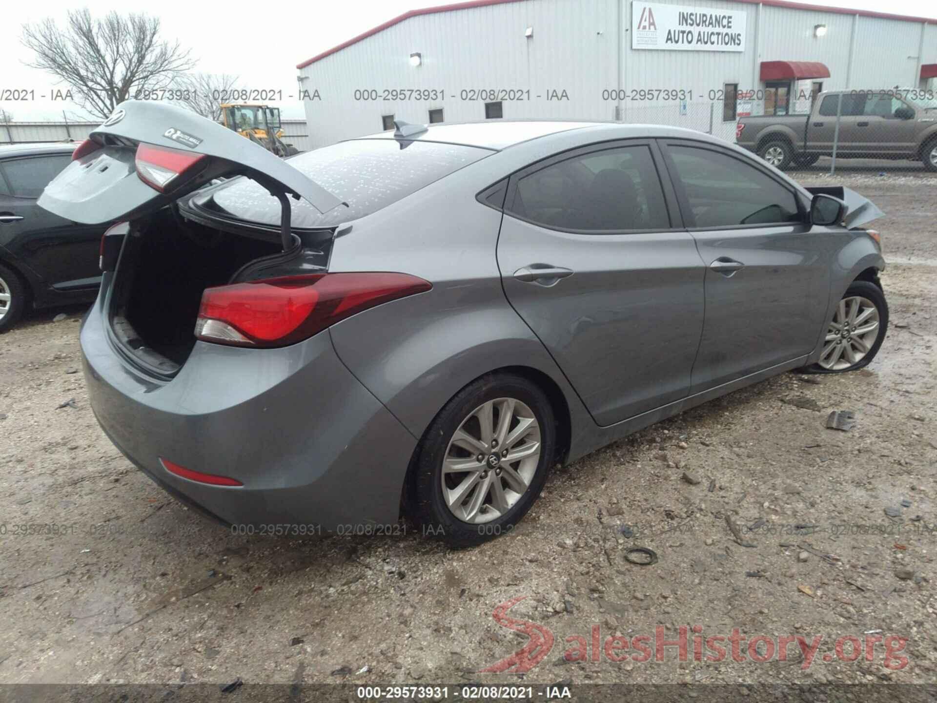 KMHDH4AE4GU639556 2016 HYUNDAI ELANTRA