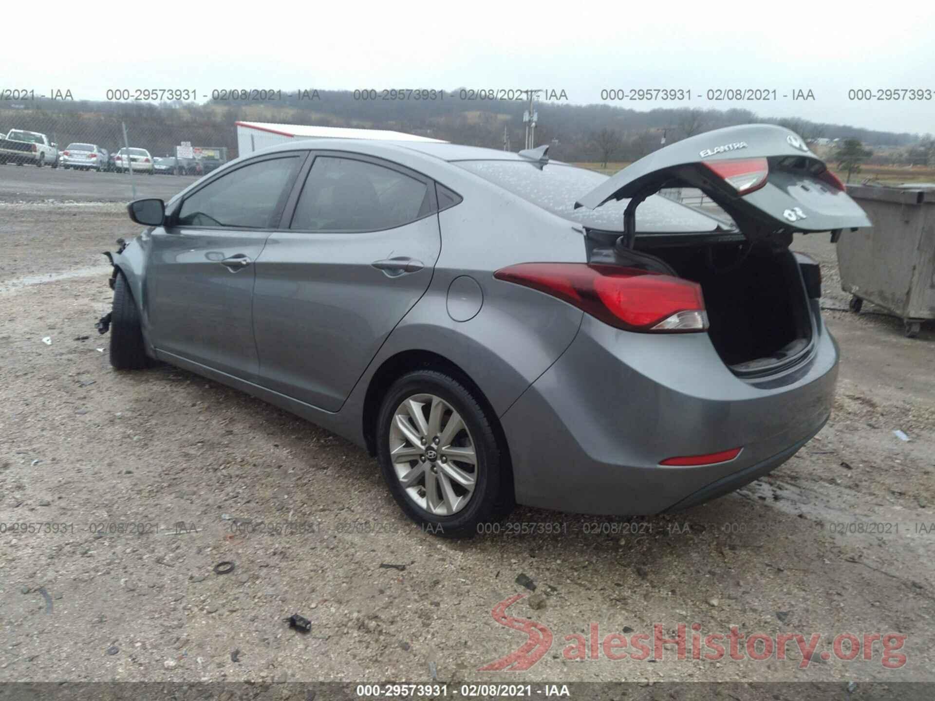 KMHDH4AE4GU639556 2016 HYUNDAI ELANTRA