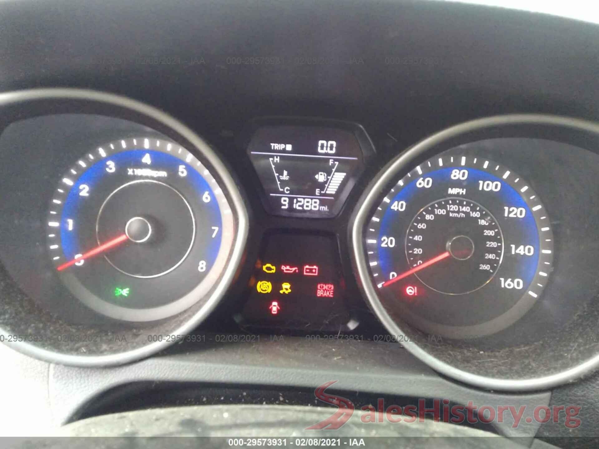 KMHDH4AE4GU639556 2016 HYUNDAI ELANTRA