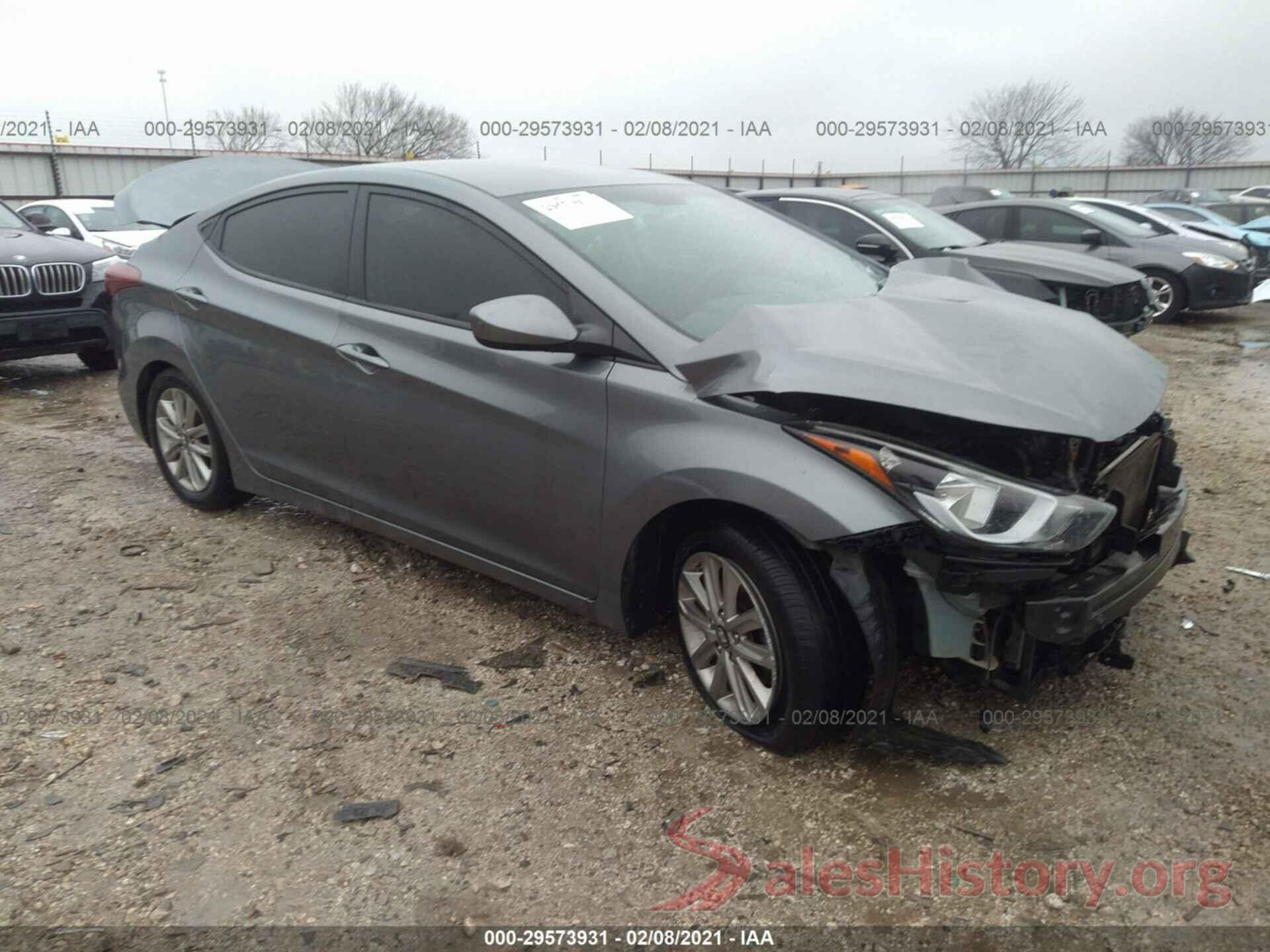 KMHDH4AE4GU639556 2016 HYUNDAI ELANTRA