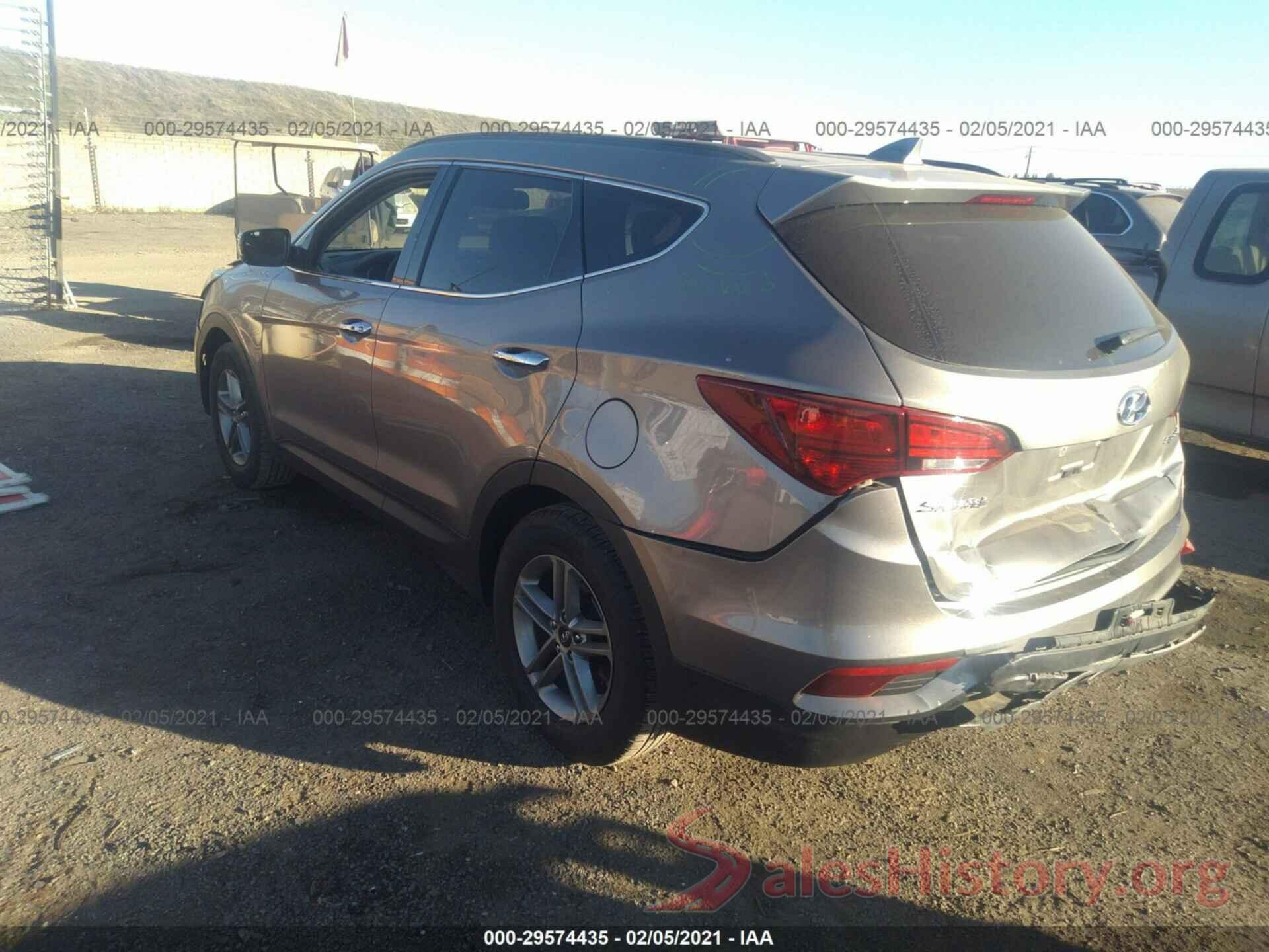 5XYZU3LB3JG550444 2018 HYUNDAI SANTA FE SPORT