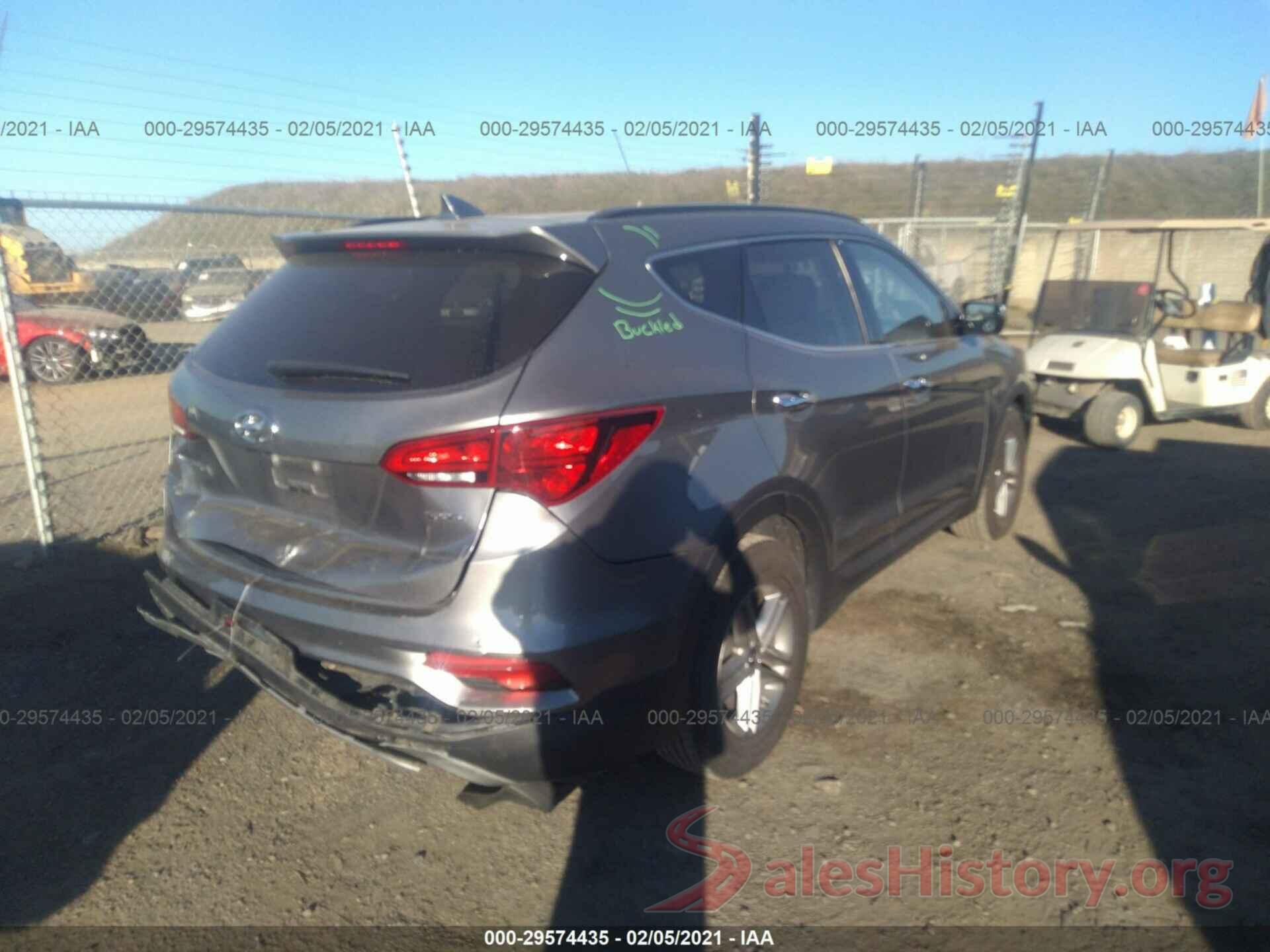 5XYZU3LB3JG550444 2018 HYUNDAI SANTA FE SPORT