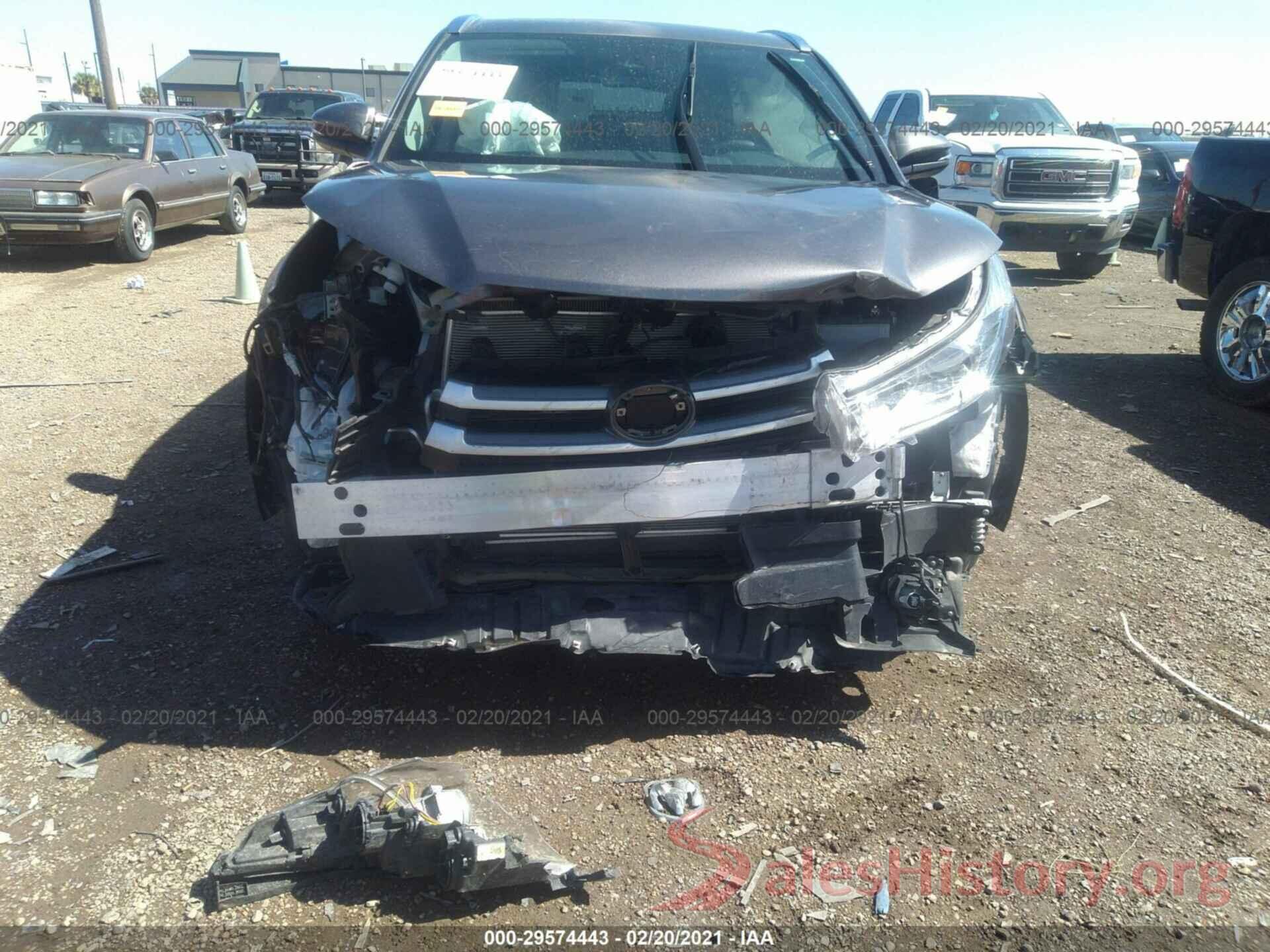 5TDKZRFH7KS570254 2019 TOYOTA HIGHLANDER