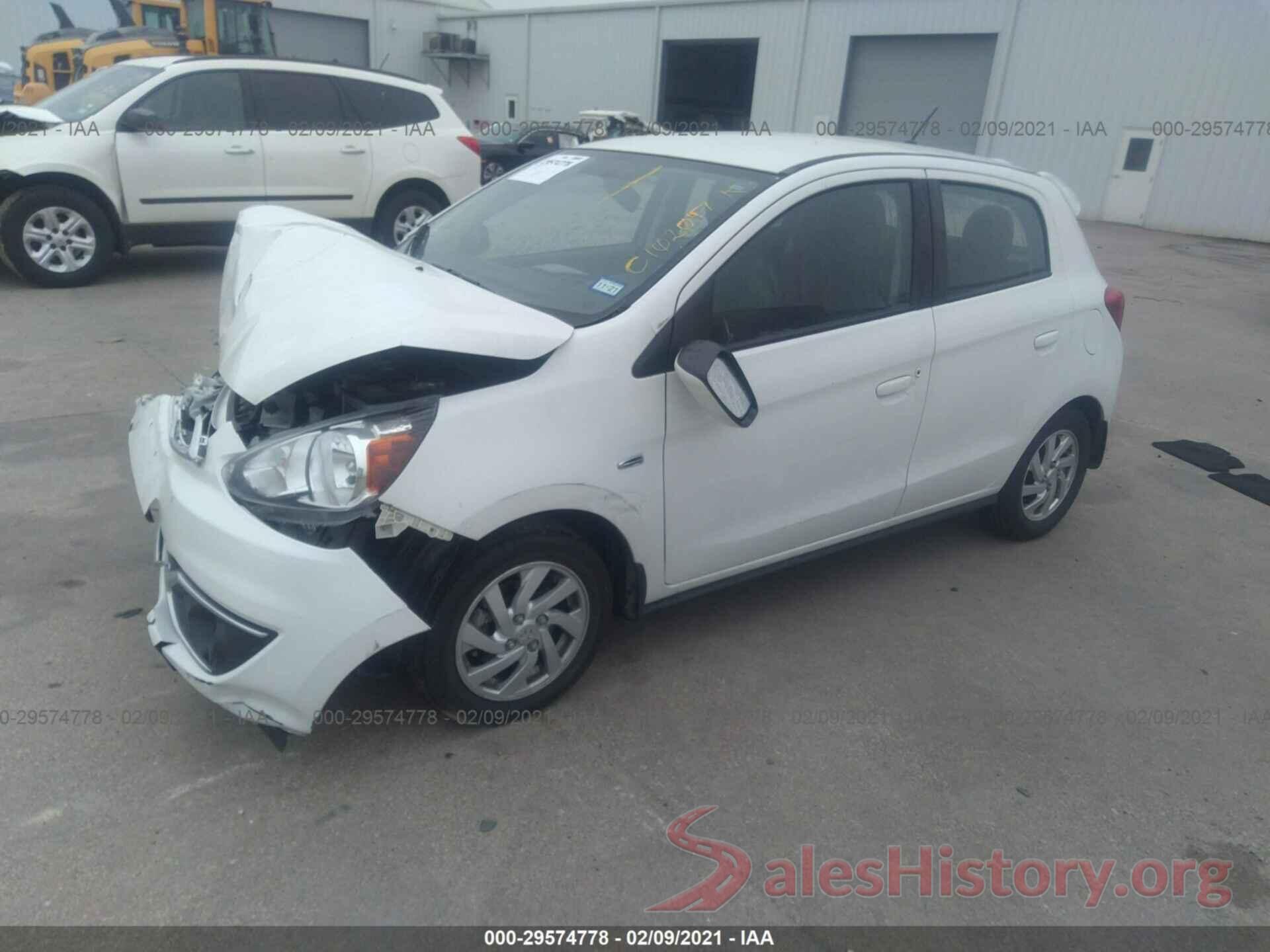 ML32A4HJ6KH010601 2019 MITSUBISHI MIRAGE