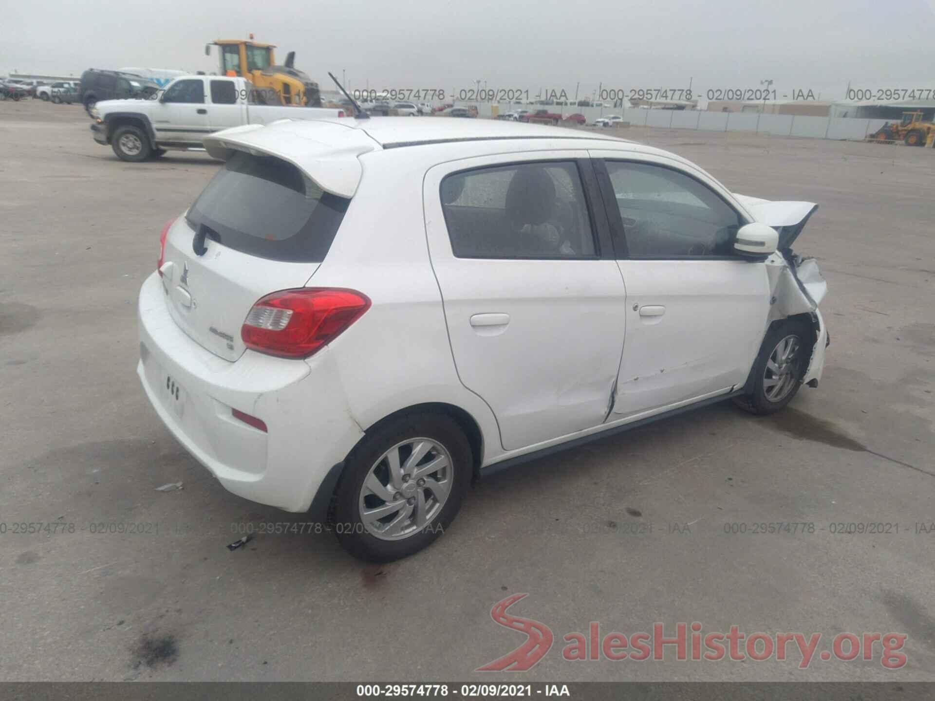 ML32A4HJ6KH010601 2019 MITSUBISHI MIRAGE