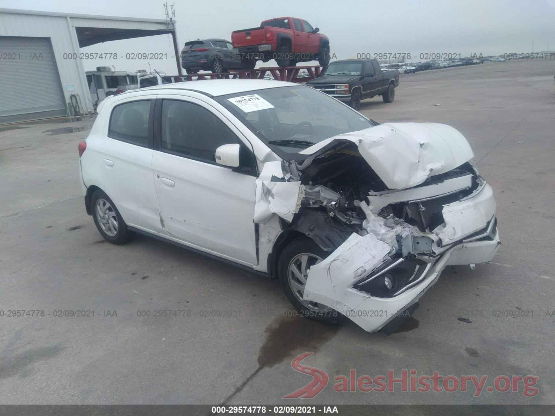 ML32A4HJ6KH010601 2019 MITSUBISHI MIRAGE