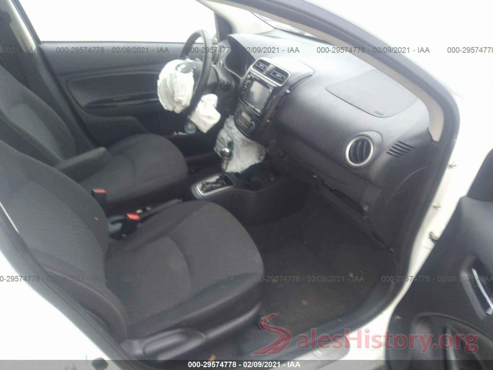 ML32A4HJ6KH010601 2019 MITSUBISHI MIRAGE