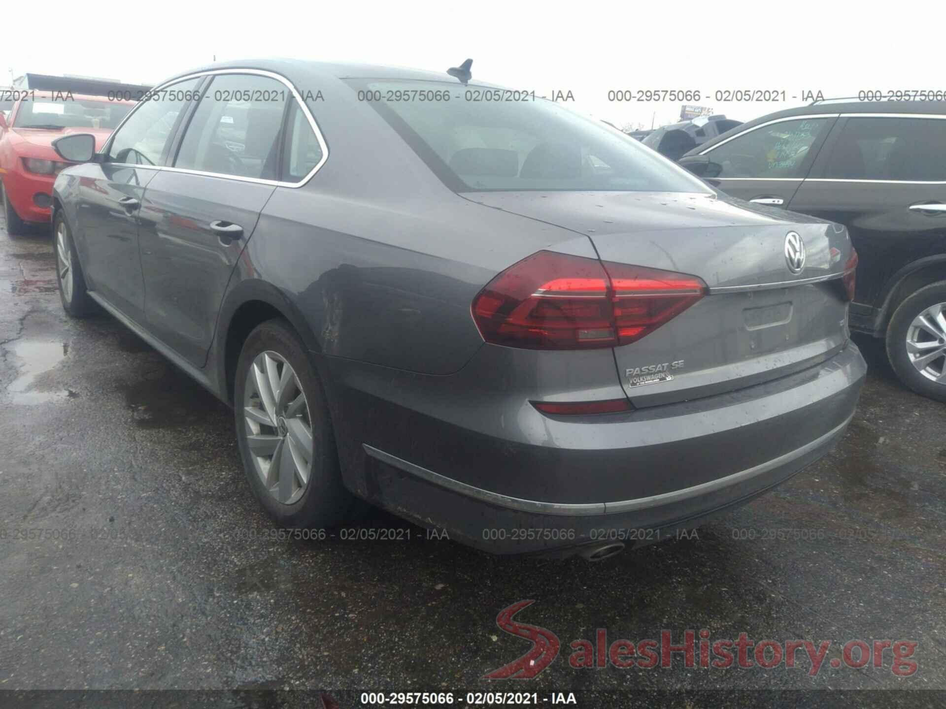 1VWBA7A32JC012607 2018 VOLKSWAGEN PASSAT