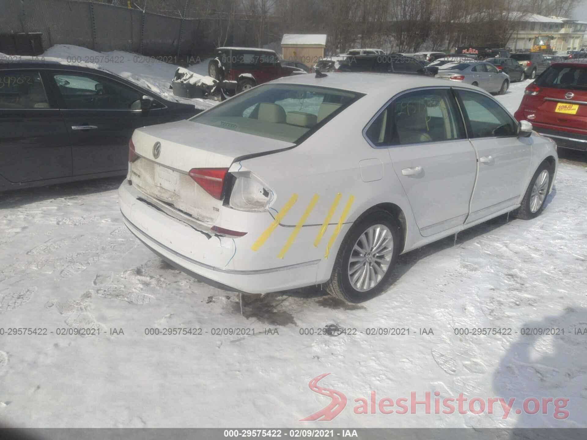 1VWBS7A38GC016859 2016 VOLKSWAGEN PASSAT