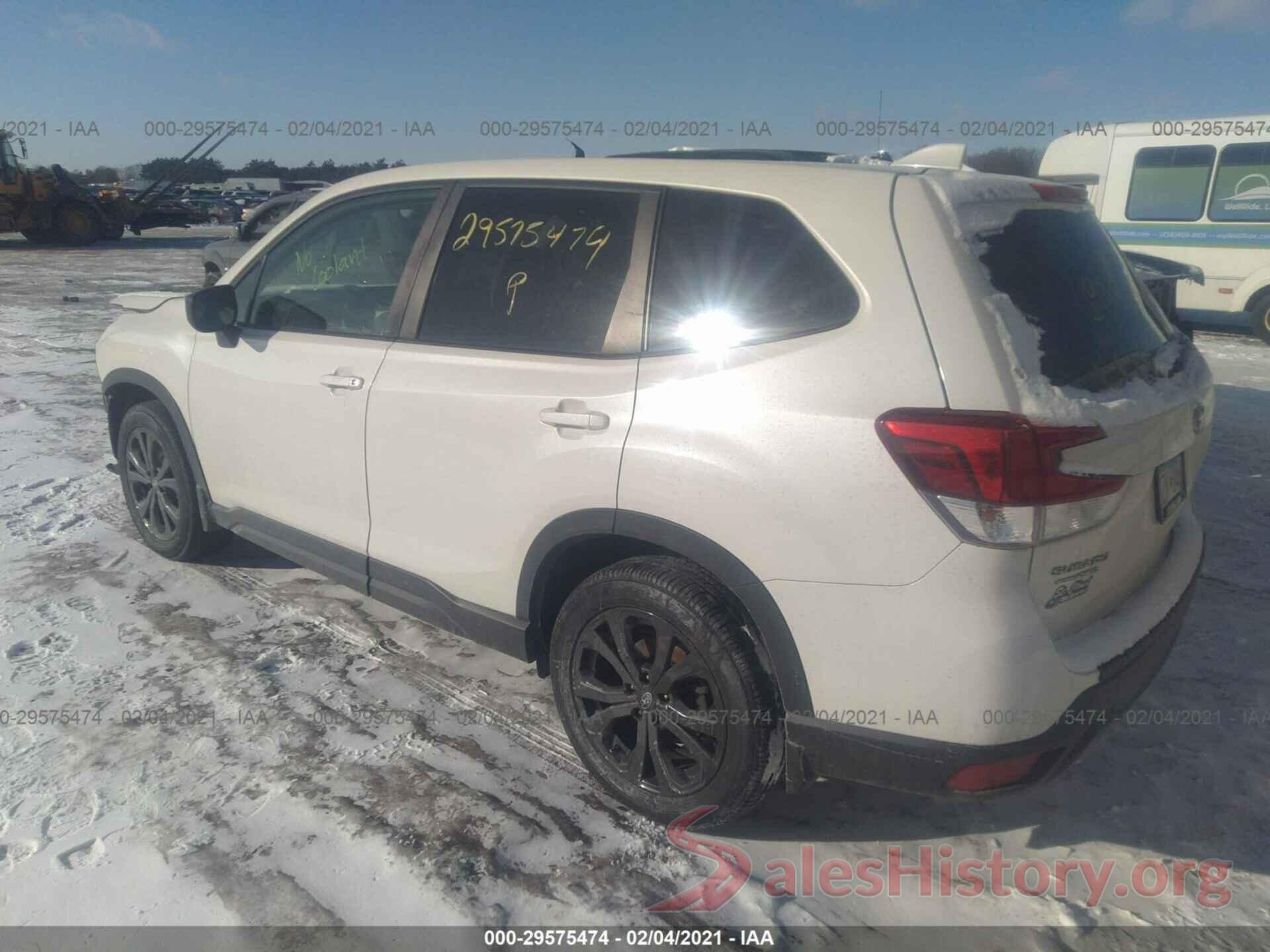 JF2SKAAC2KH434802 2019 SUBARU FORESTER