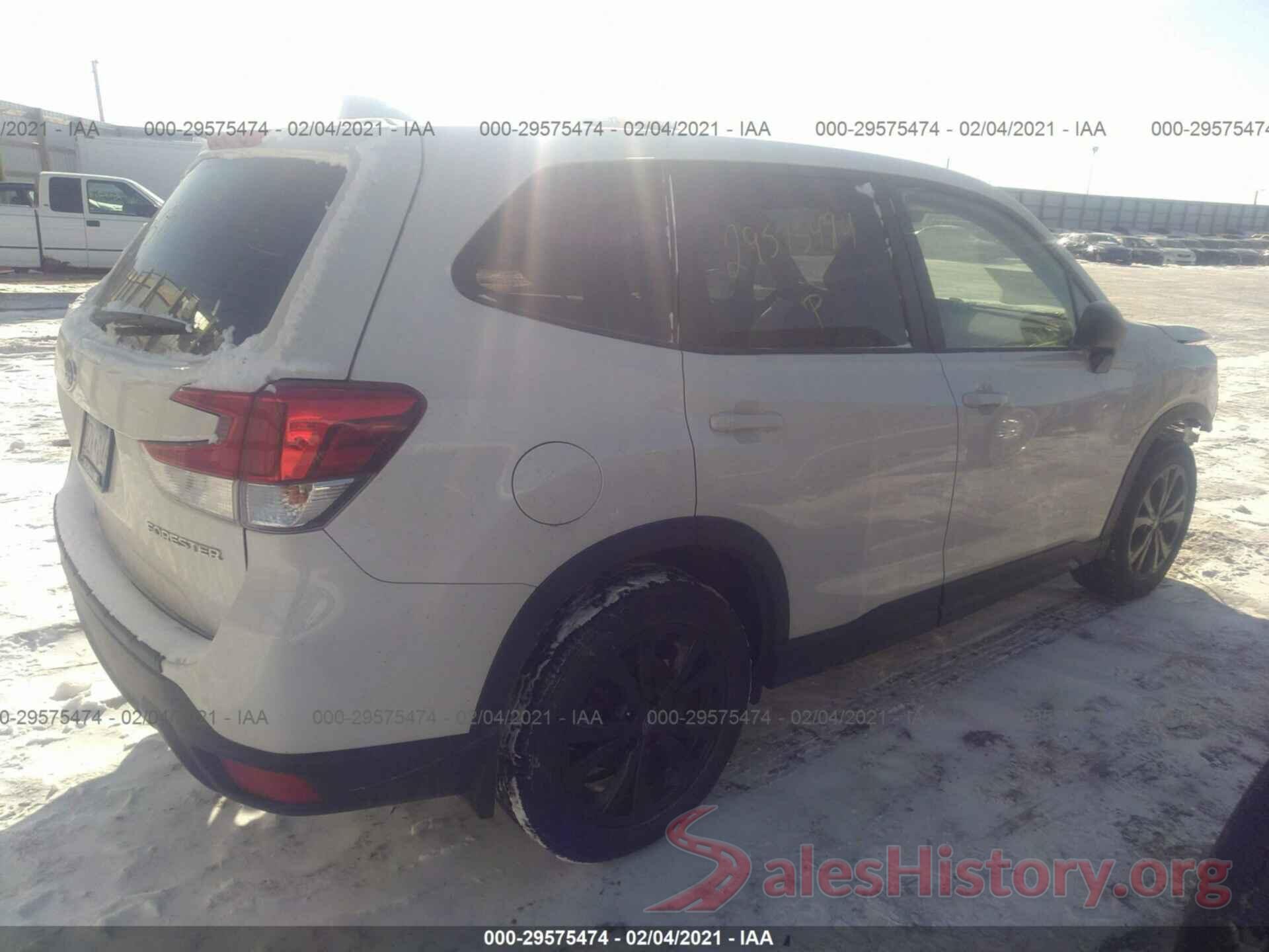 JF2SKAAC2KH434802 2019 SUBARU FORESTER