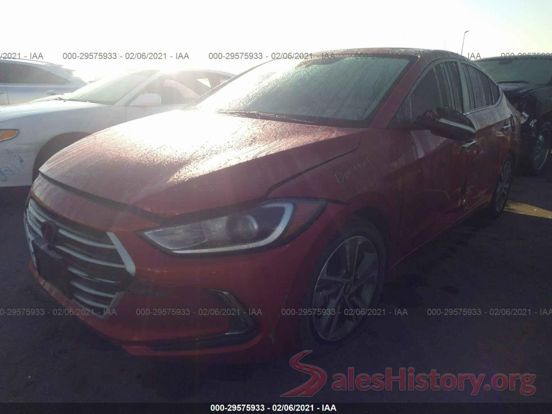 5NPD84LF7HH063760 2017 HYUNDAI ELANTRA