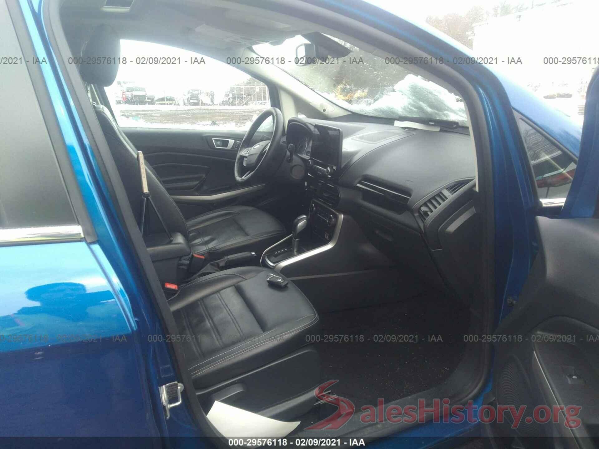 MAJ6S3KL9KC279341 2019 FORD ECOSPORT