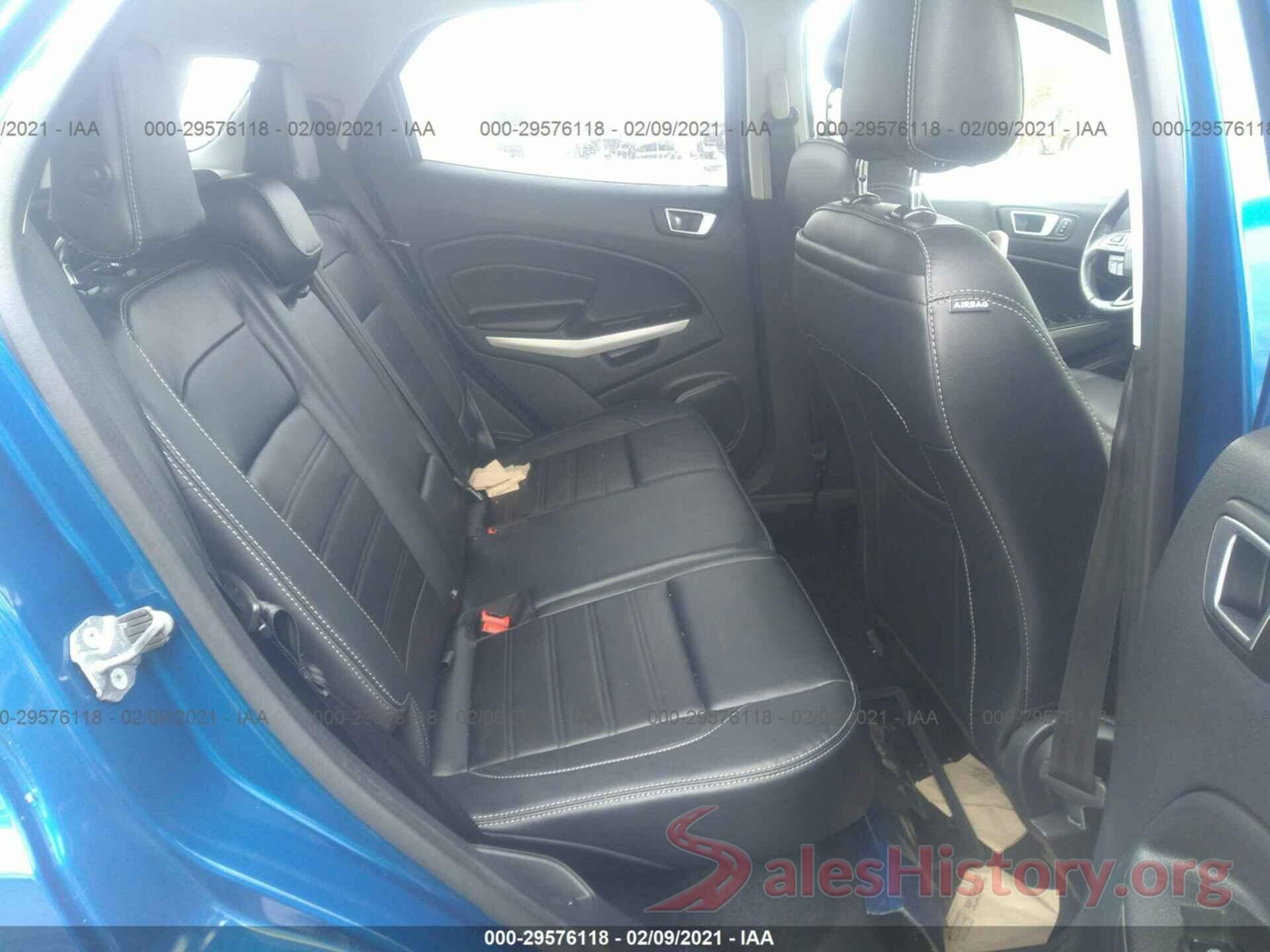 MAJ6S3KL9KC279341 2019 FORD ECOSPORT