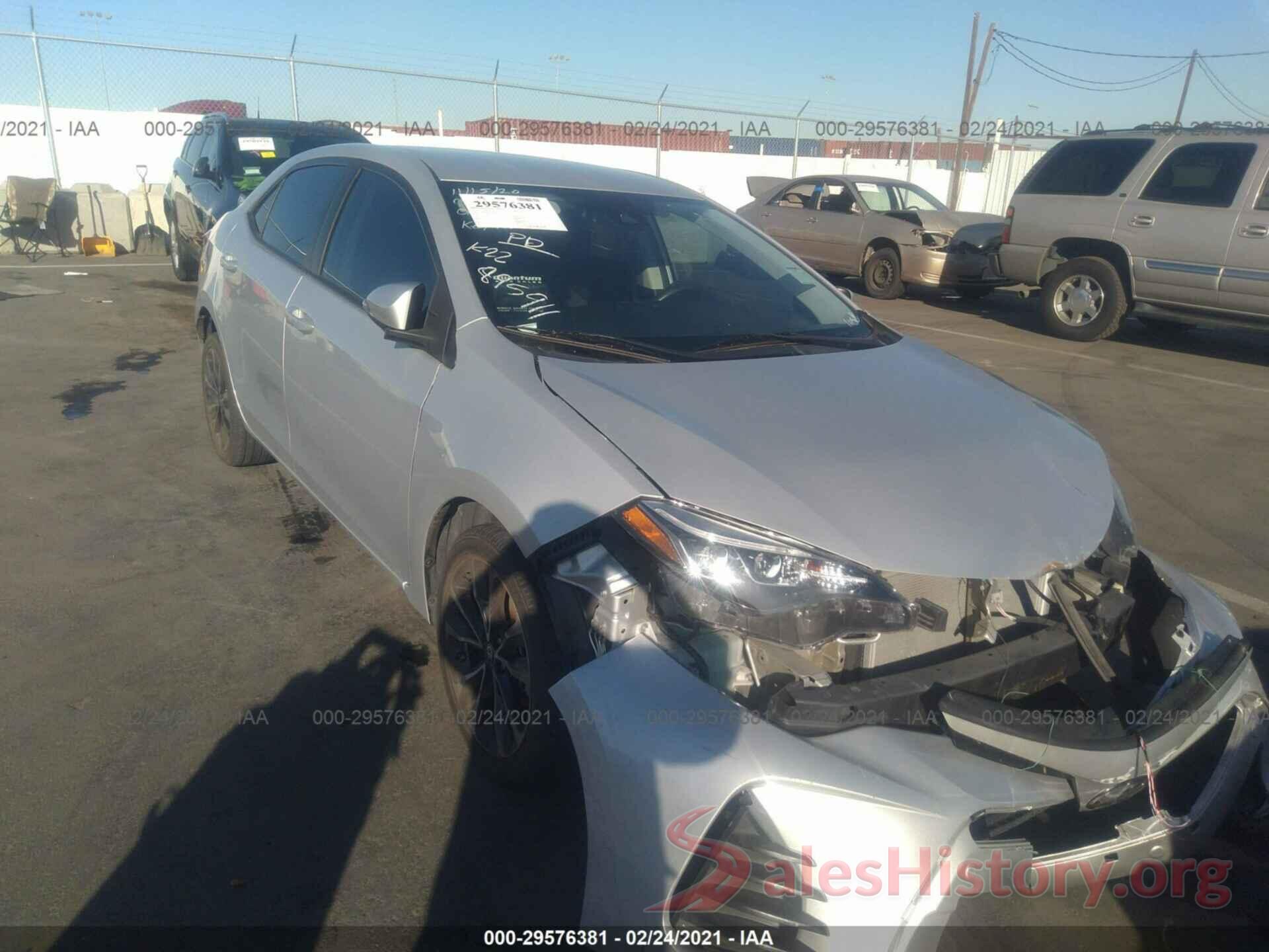 5YFBURHE6KP895911 2019 TOYOTA COROLLA