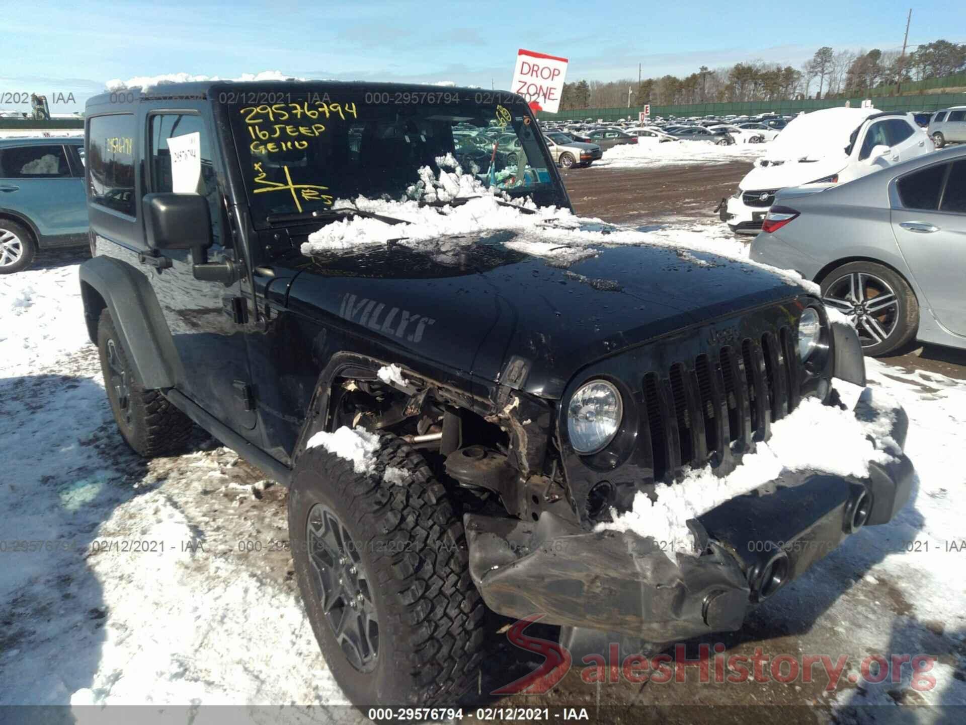 1C4AJWAG9GL143912 2016 JEEP WRANGLER