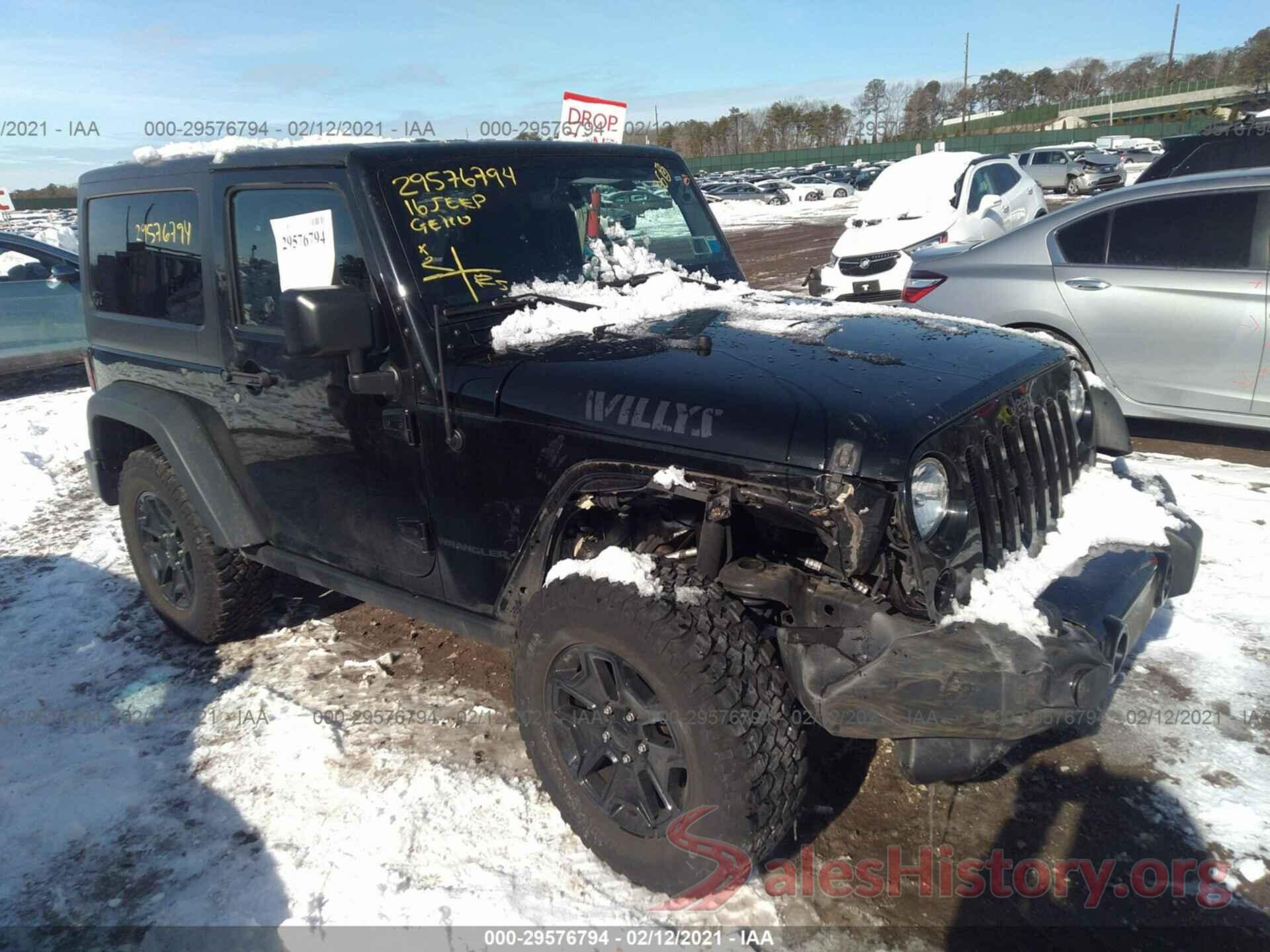 1C4AJWAG9GL143912 2016 JEEP WRANGLER