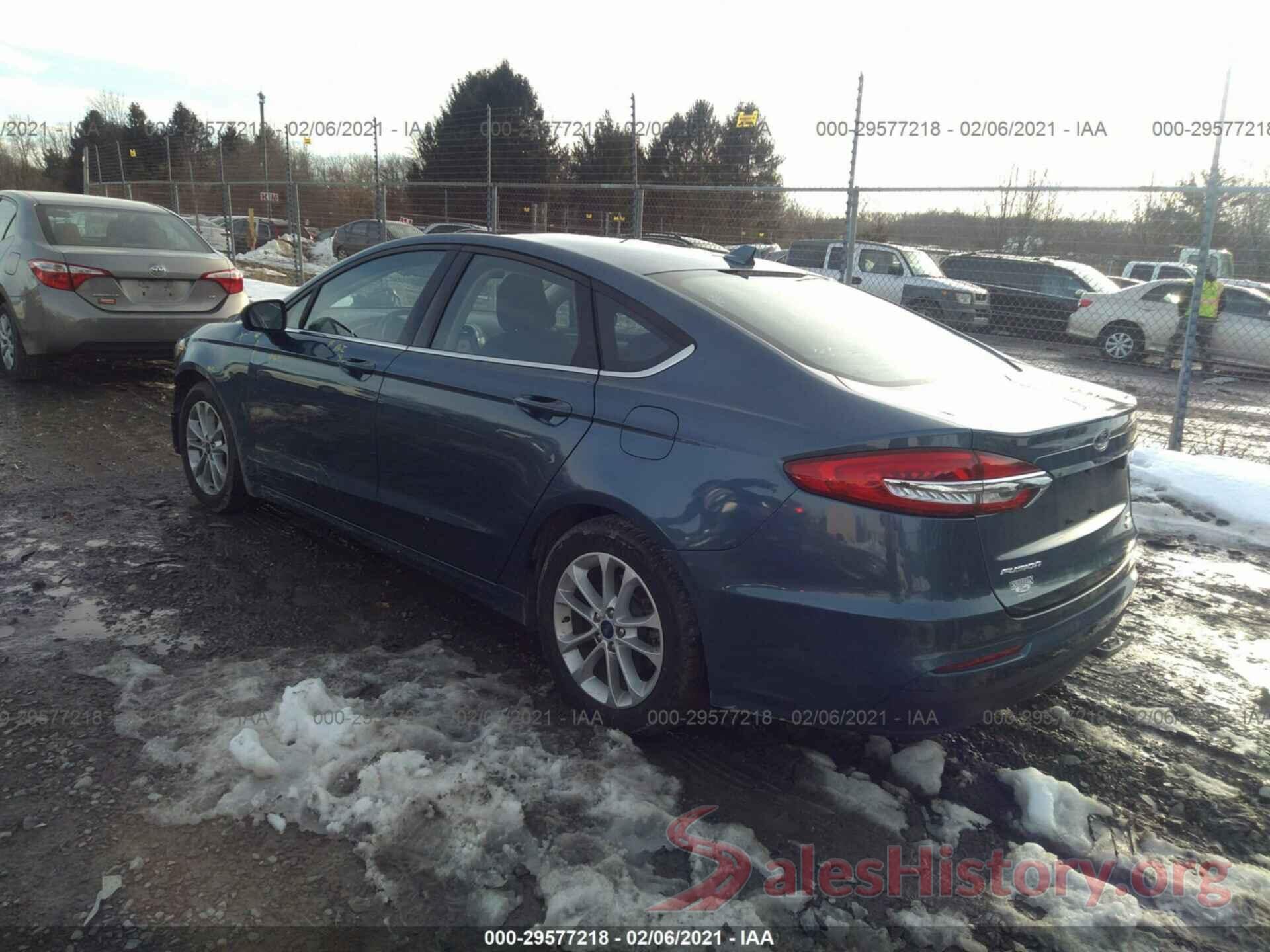 3FA6P0HDXKR213012 2019 FORD FUSION