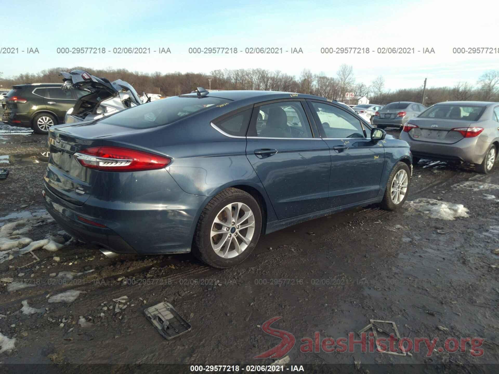 3FA6P0HDXKR213012 2019 FORD FUSION