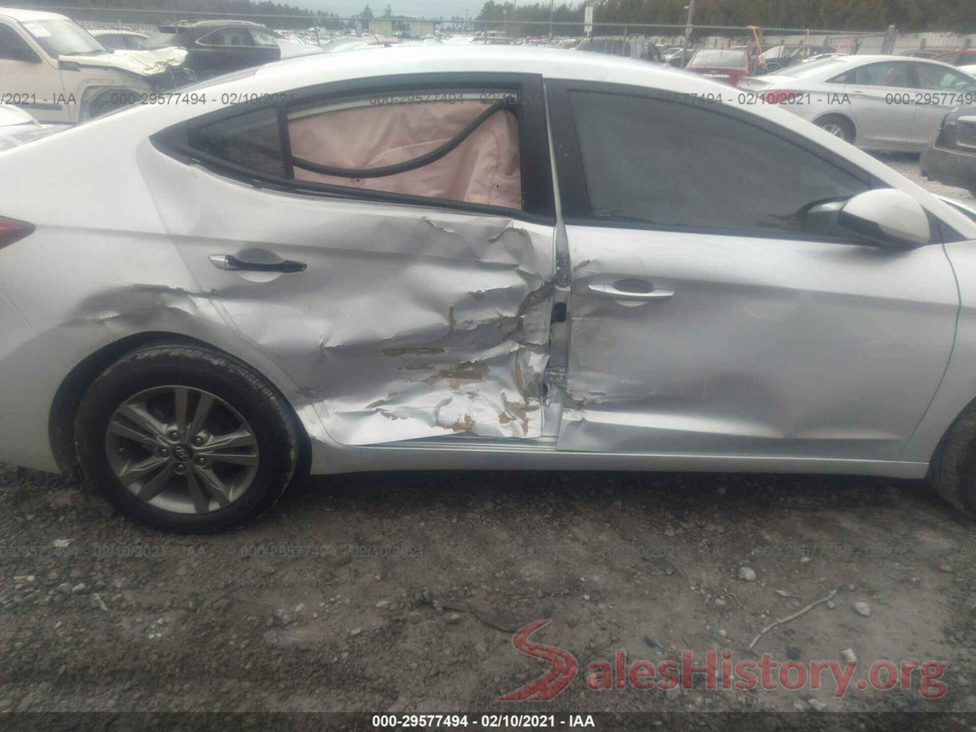 KMHD84LF1JU610593 2018 HYUNDAI ELANTRA